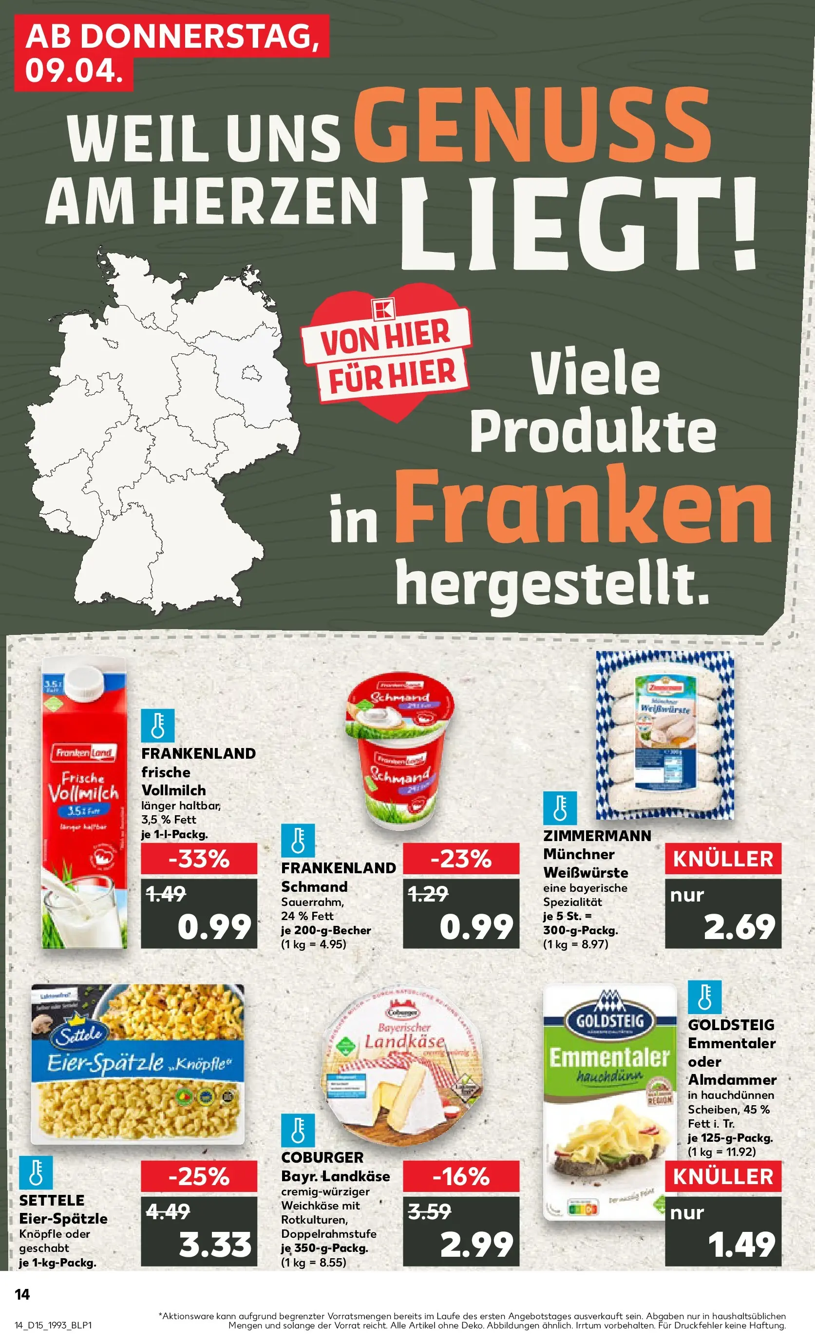 Prospekt Kaufland ab 08.04.2026 » Angebote Online zum Blättern | Seite: 14