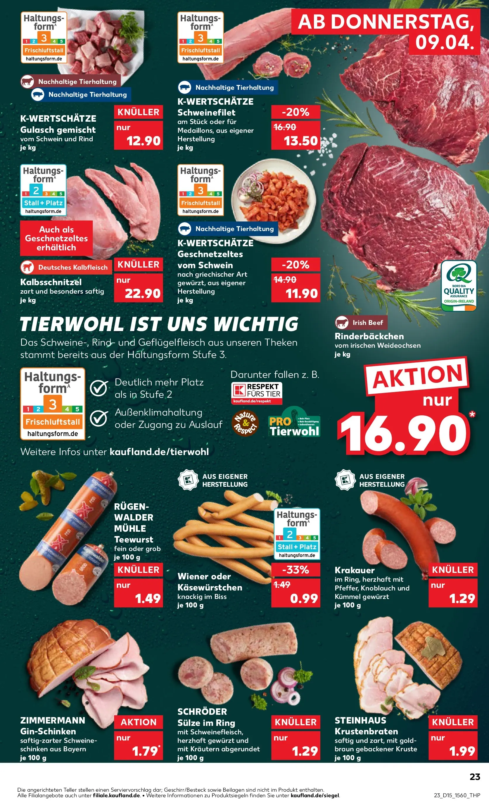 Prospekt Kaufland ab 07.04.2026 » Angebote Online zum Blättern | Seite: 35 | Produkte: Mühle, Krustenbraten, Schweinefilet, Knoblauch