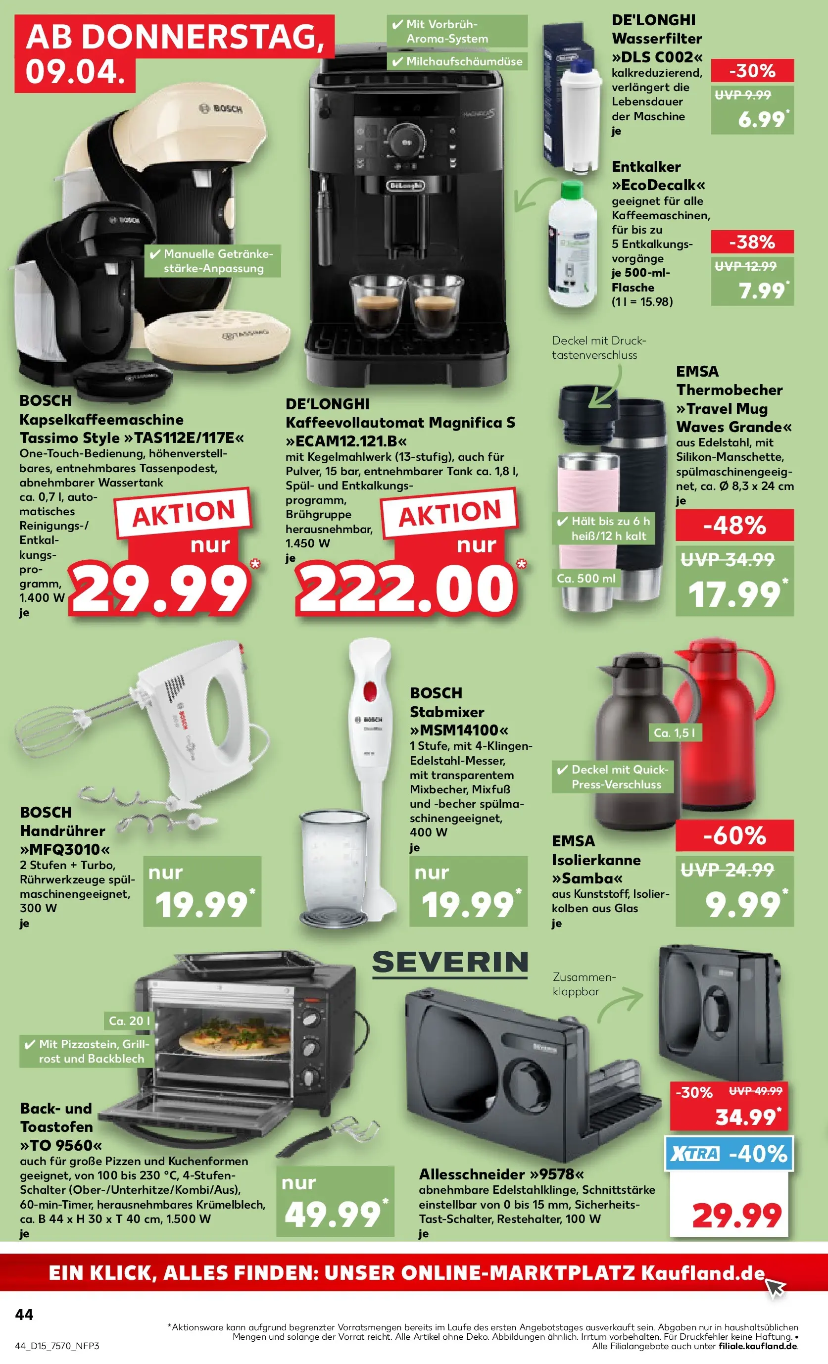 Prospekt Kaufland ab 06.04.2026 » Angebote Online zum Blättern | Seite: 56 | Produkte: Grill, Mixer, Kaffeevollautomat, Tassimo
