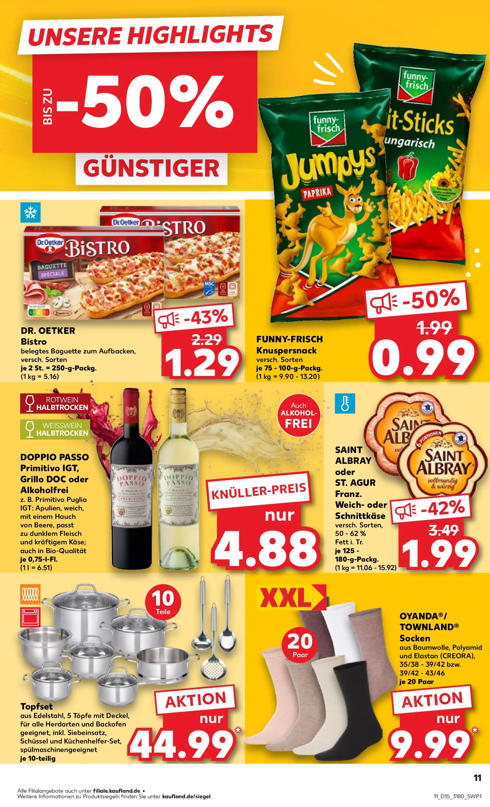 Prospekt Kaufland ab 07.04.2026 » Angebote Online zum Blättern | Seite: 23 | Produkte: Doppio passo primitivo, Doppio Passo, Backofen, Fleisch