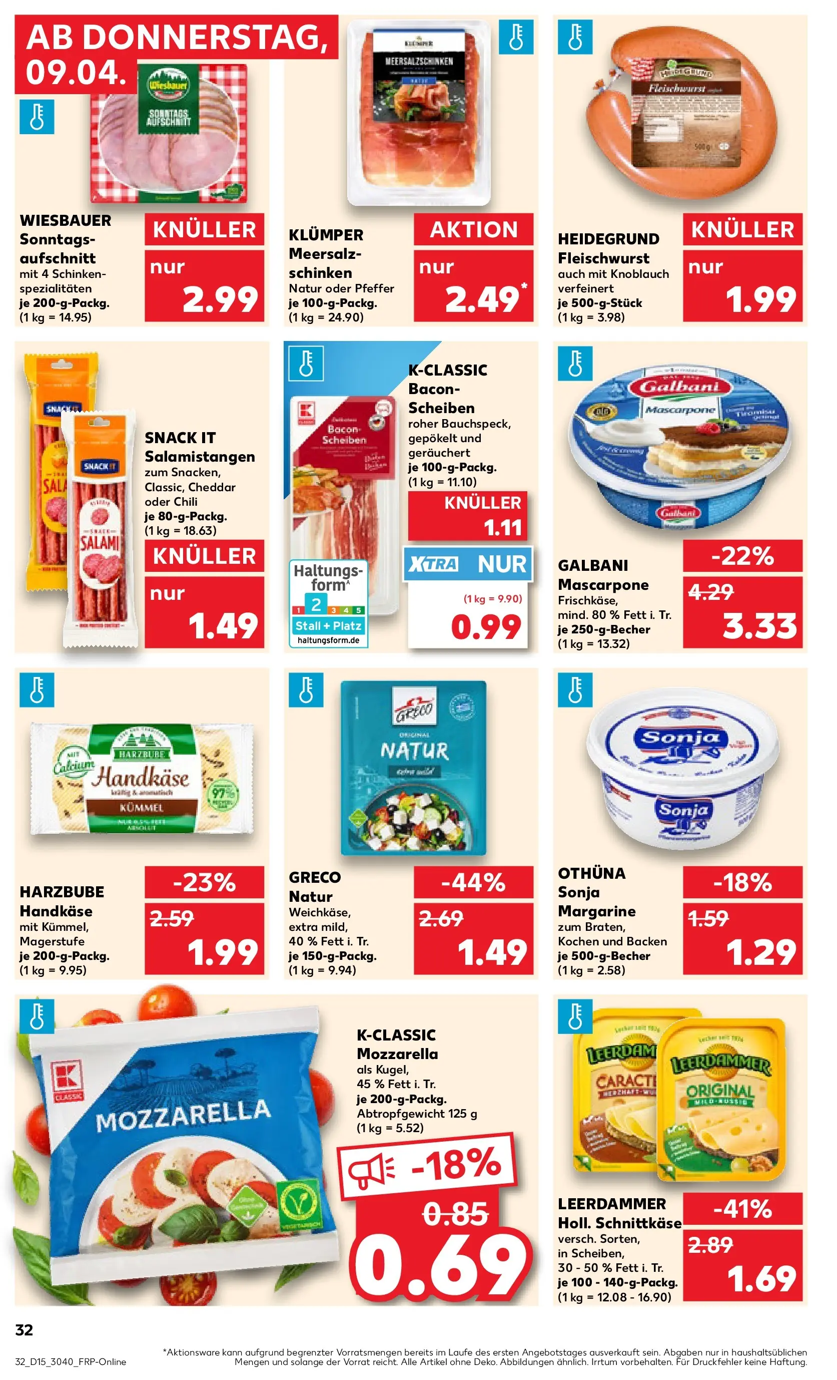 Prospekt Kaufland ab 07.04.2026 » Angebote und Werbung Online | Seite: 44 | Produkte: Margarine, Pfeffer, Knoblauch, Schinken Prospekt Kaufland ab 07.04.2026 » Angebote Online zum Blättern | Seite: 44 | Produkte: Margarine, Pfeffer, Knoblauch, Schinken