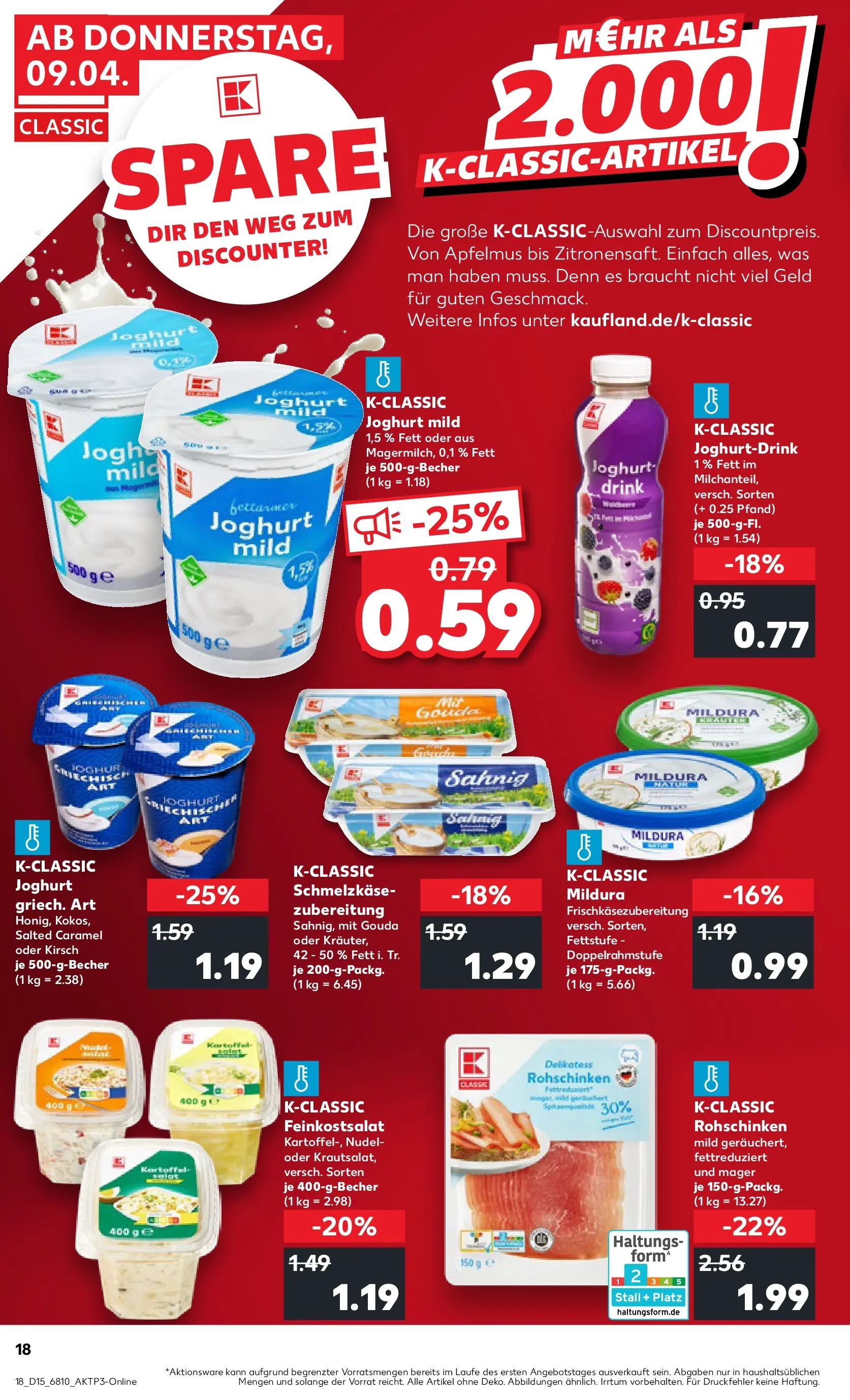 Prospekt Kaufland ab 06.04.2026 » Angebote Online zum Blättern | Seite: 30 | Produkte: Joghurt, Gouda