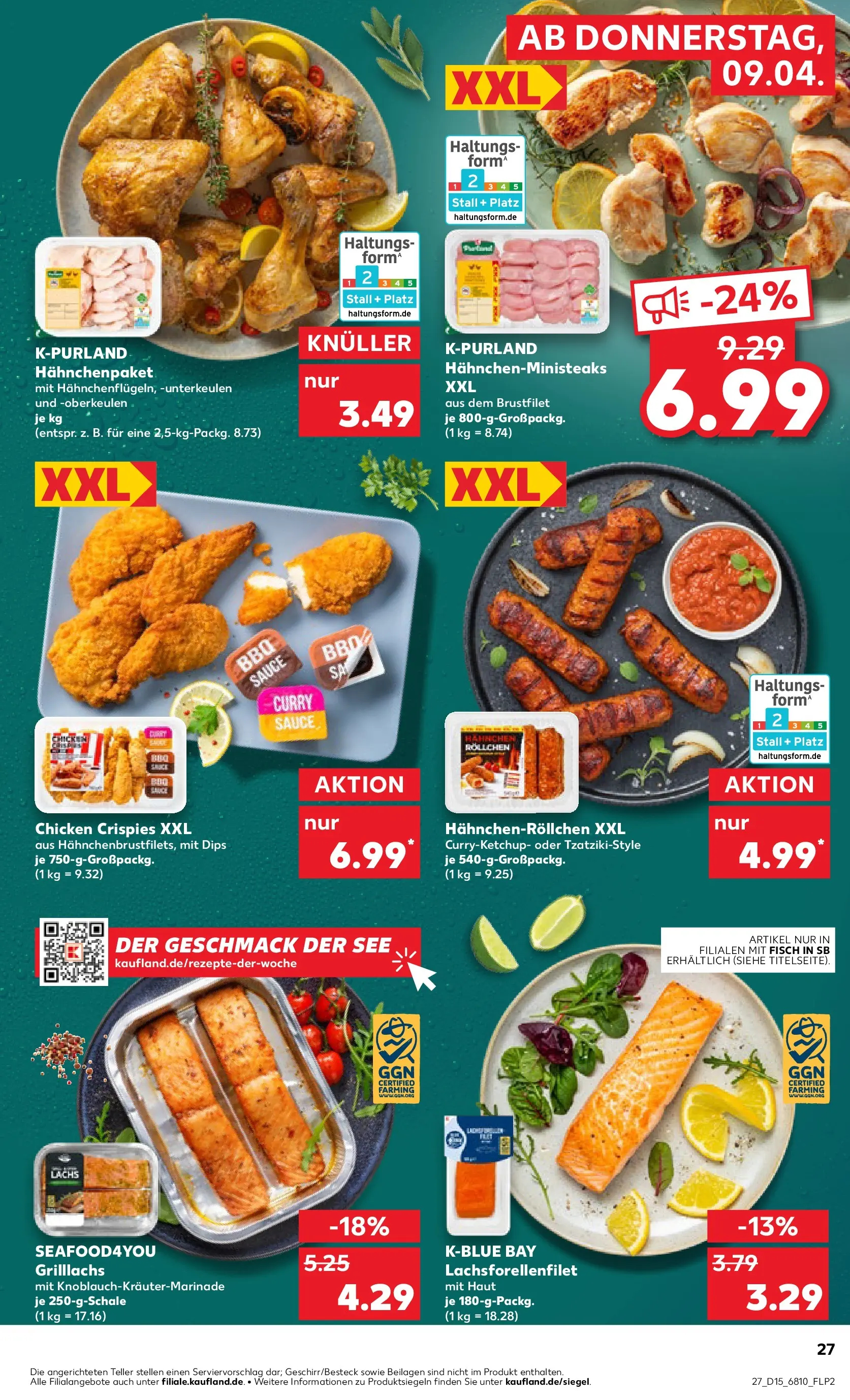 Prospekt Kaufland ab 06.04.2026 » Angebote Online zum Blättern | Seite: 39 | Produkte: Fisch, Lachs
