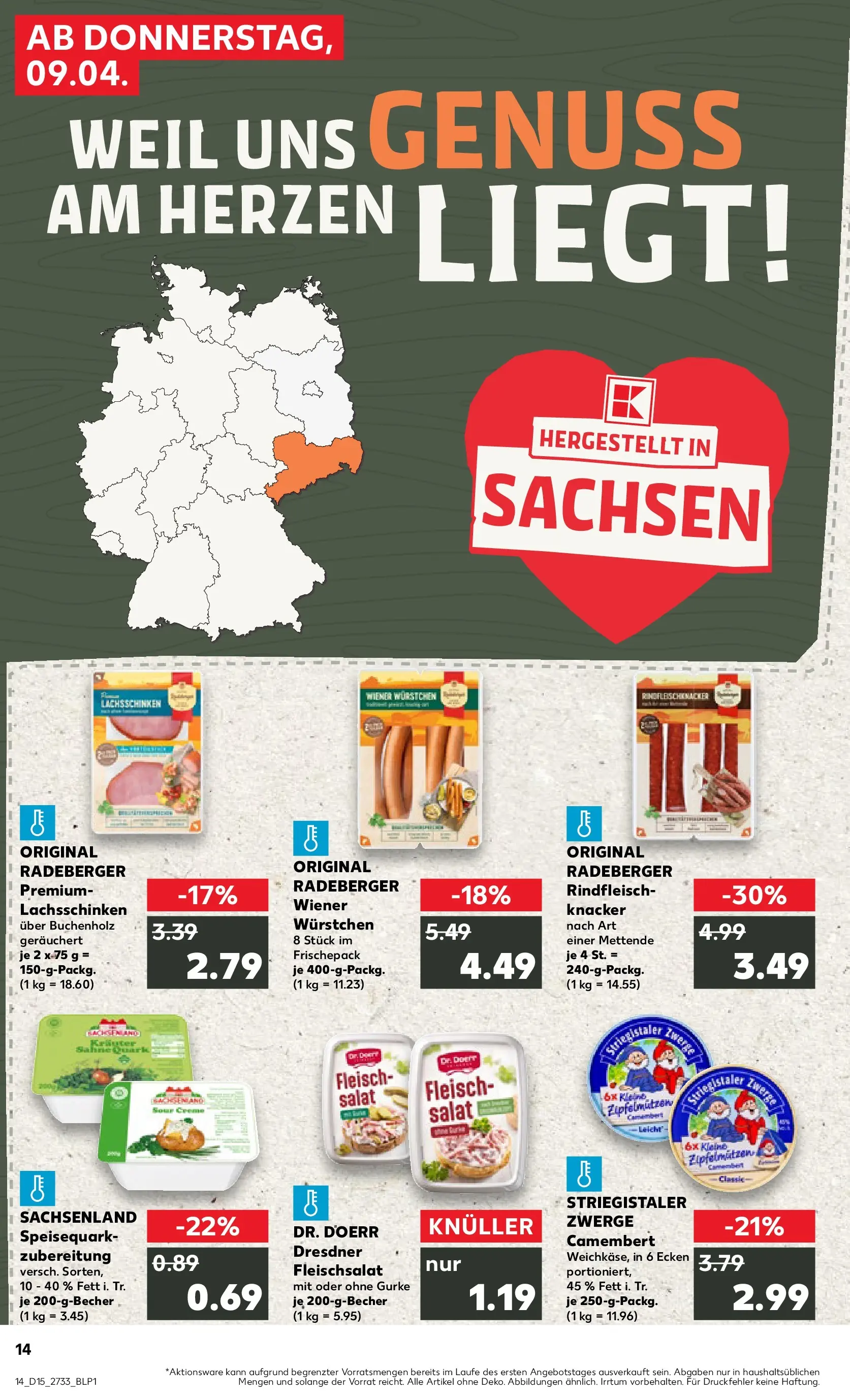 Prospekt Kaufland ab 07.04.2026 » Angebote Online zum Blättern | Seite: 26 | Produkte: Creme, Rindfleisch, Fleisch, Salat