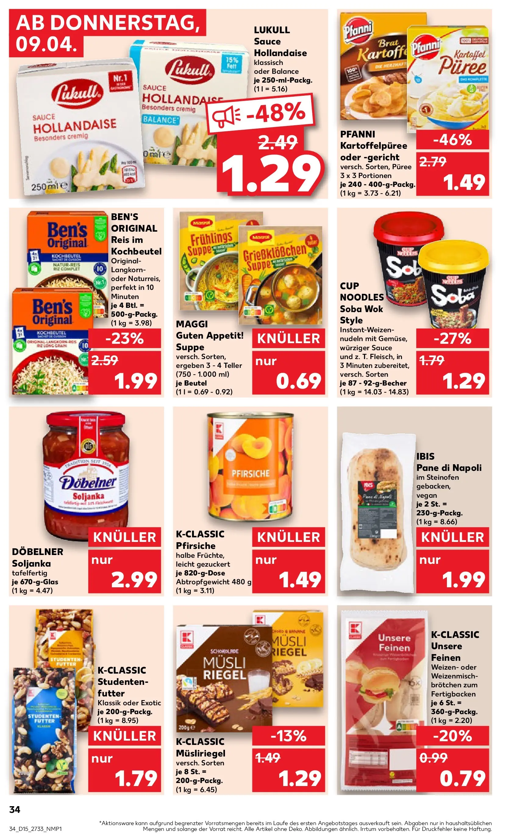 Prospekt Kaufland ab 07.04.2026 » Angebote Online zum Blättern | Seite: 46 | Produkte: Maggi, Schokolade, Nudeln, Wok