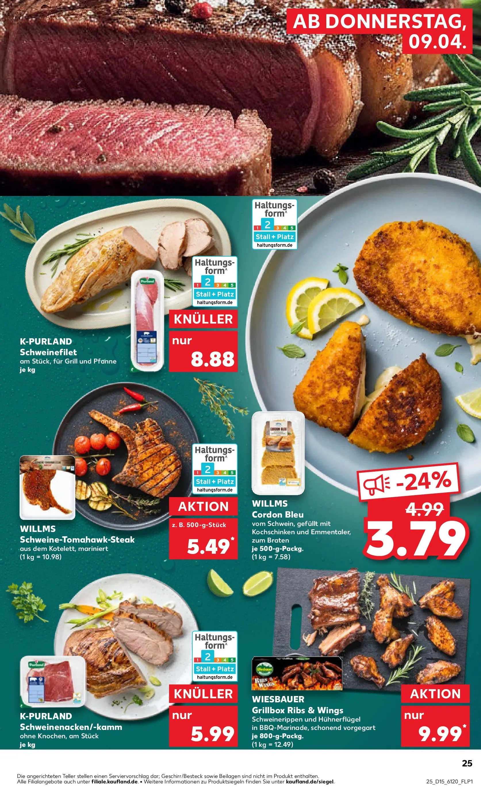 Prospekt Kaufland ab 07.04.2026 » Angebote Online zum Blättern | Seite: 37 | Produkte: Grill, Schweinefilet, Steak