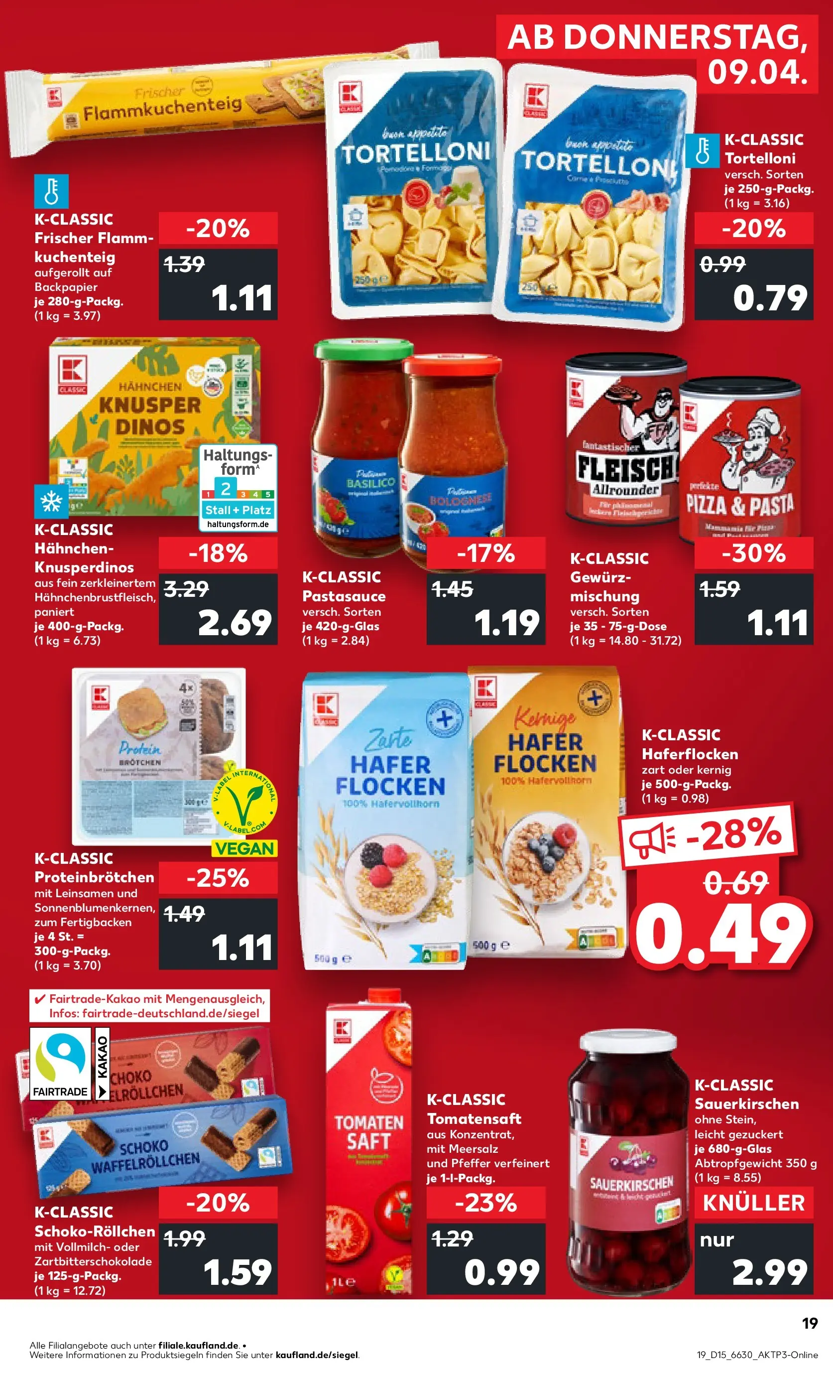 Prospekt Kaufland ab 06.04.2026 » Angebote Online zum Blättern | Seite: 31 | Produkte: Tomaten, Pasta, Saft, Fleisch