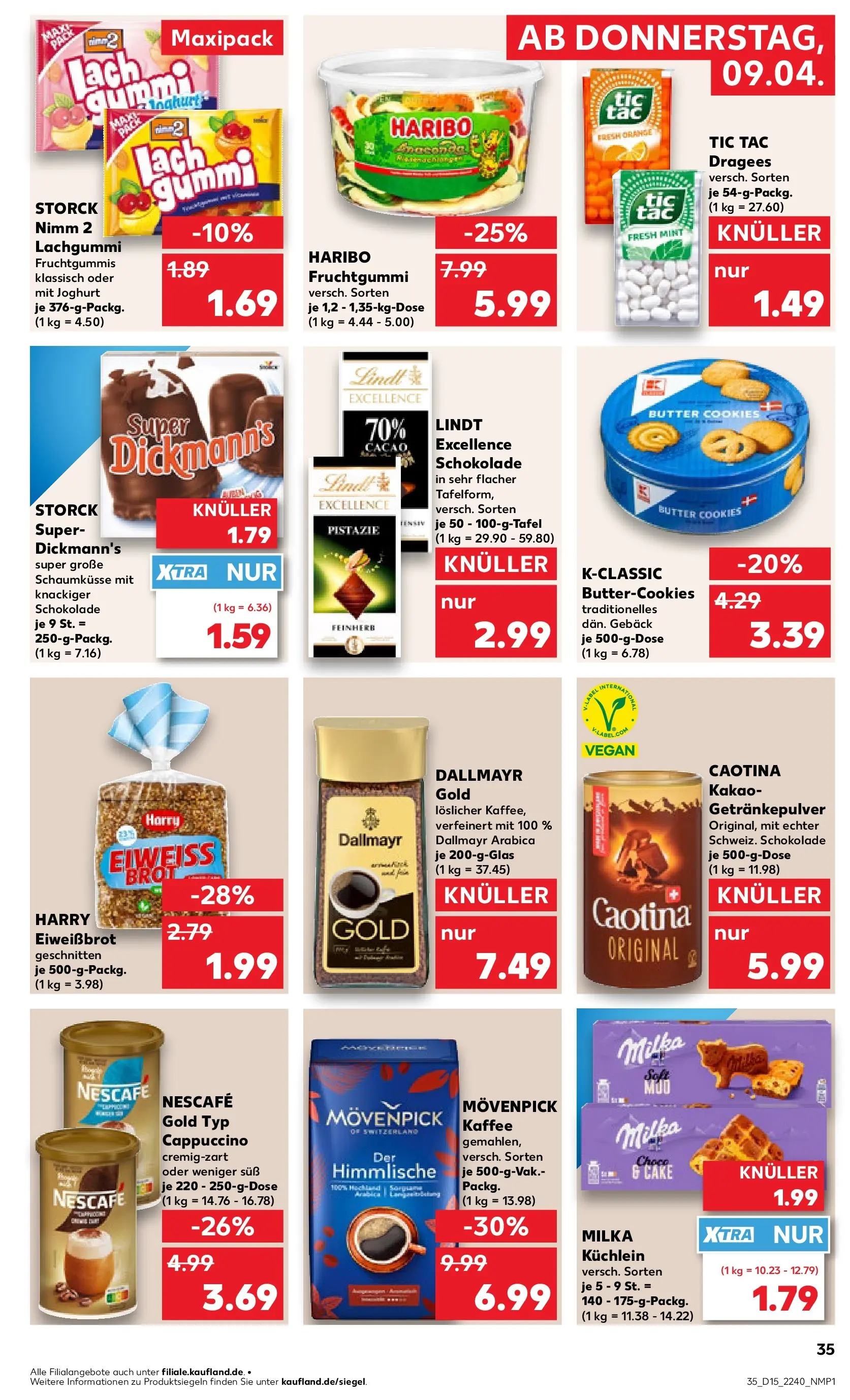 Prospekt Kaufland ab 06.04.2026 » Angebote und Werbung Online | Seite: 47 | Produkte: Nescafe, Kaffee, Milka, Movenpick kaffee Prospekt Kaufland ab 06.04.2026 » Angebote Online zum Blättern | Seite: 47 | Produkte: Nescafe, Kaffee, Milka, Movenpick kaffee