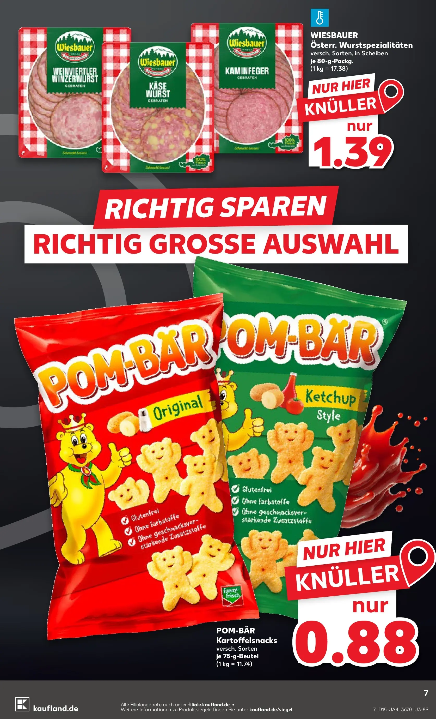 Prospekt Kaufland ab 07.04.2026 » Angebote und Werbung Online | Seite: 19 | Produkte: Käse, POM-BÄR, Wurst, Ketchup Prospekt Kaufland ab 07.04.2026 » Angebote Online zum Blättern | Seite: 19 | Produkte: Käse, POM-BÄR, Wurst, Ketchup