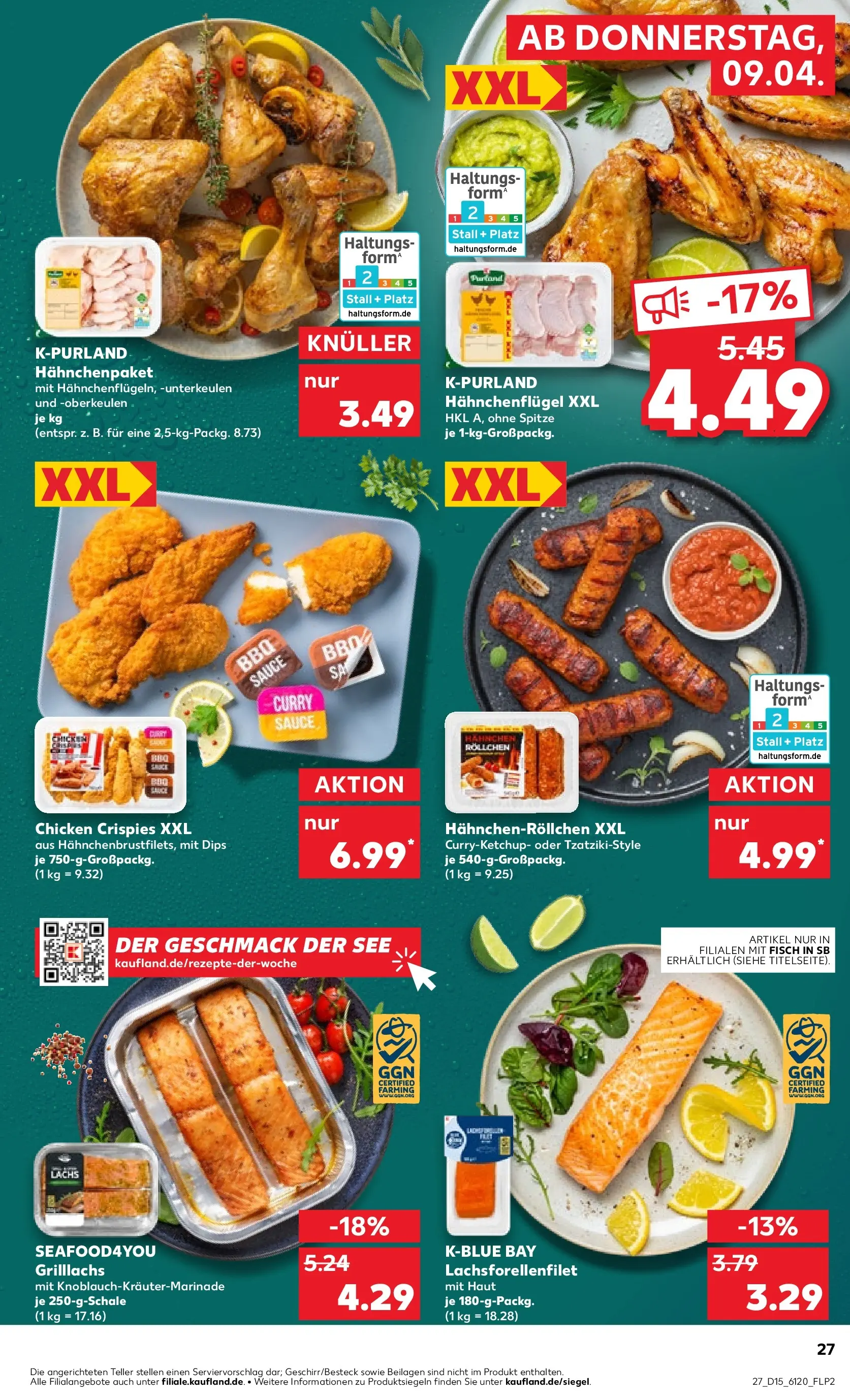 Prospekt Kaufland ab 07.04.2026 » Angebote Online zum Blättern | Seite: 43 | Produkte: Fisch, Lachs