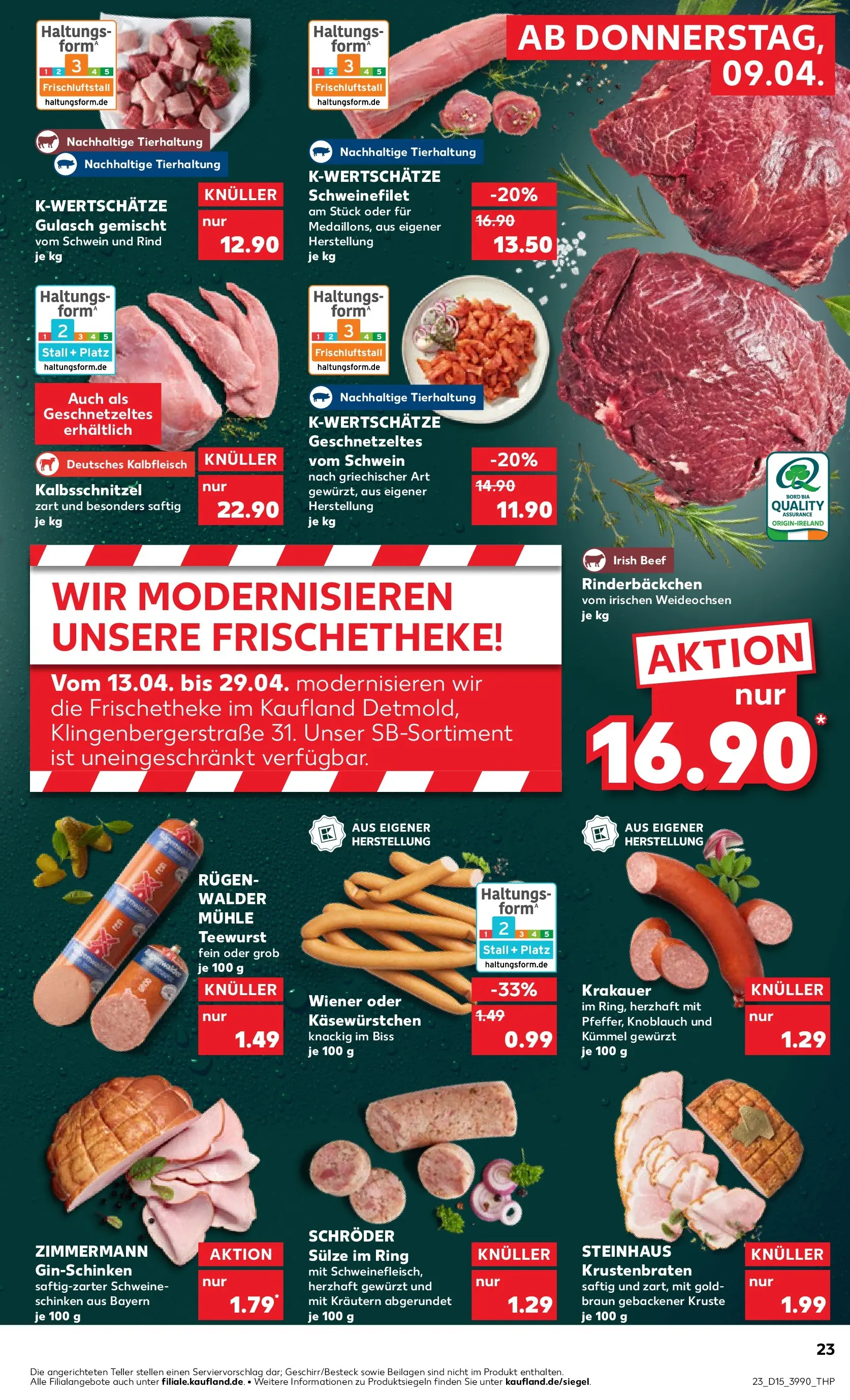 Prospekt Kaufland ab 07.04.2026 » Angebote Online zum Blättern | Seite: 35 | Produkte: Mühle, Krustenbraten, Schweinefilet, Gulasch