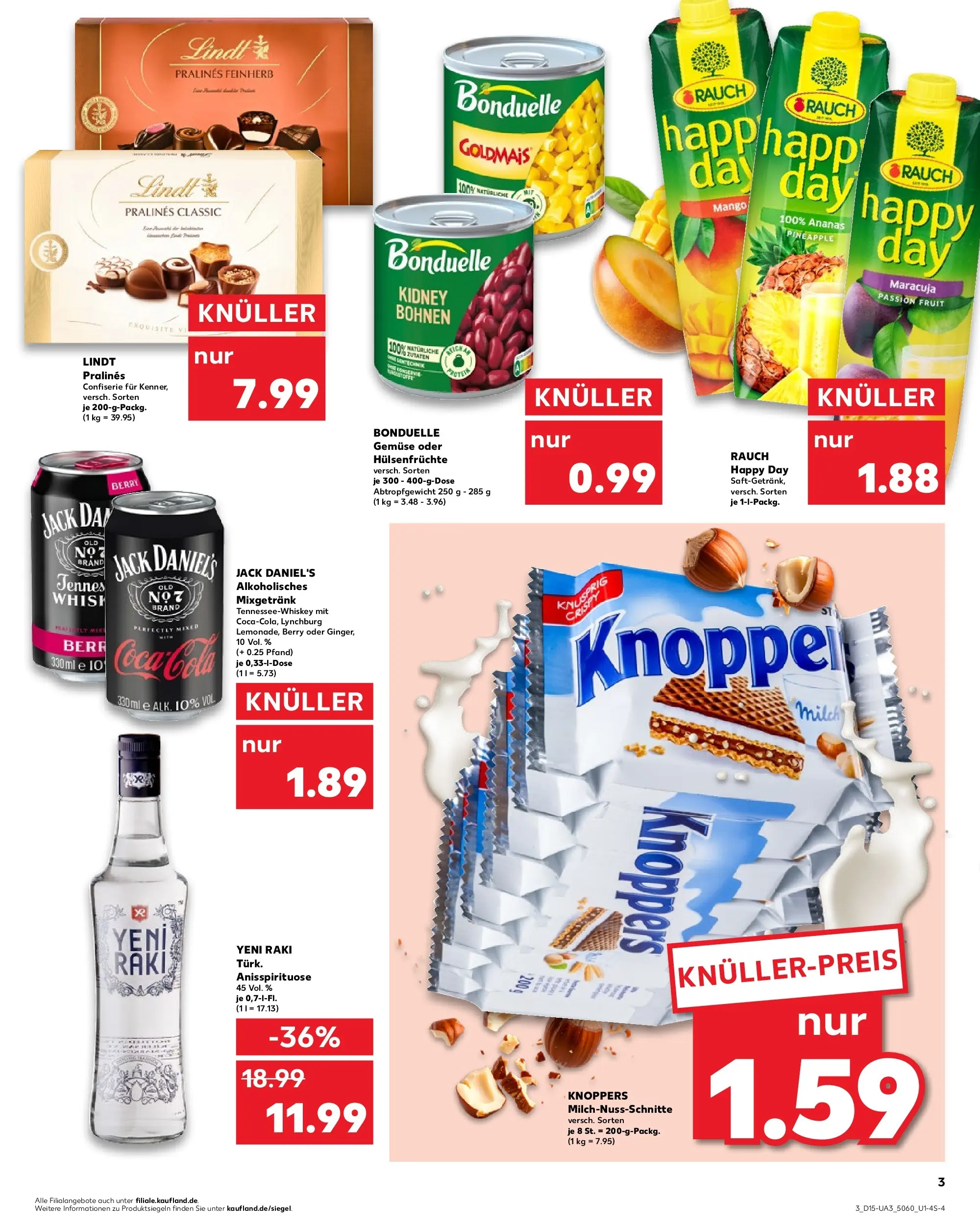 Prospekt Kaufland ab 08.04.2026 » Angebote Online zum Blättern | Seite: 3 | Produkte: Gemüse, Mango, Knoppers, Lindt