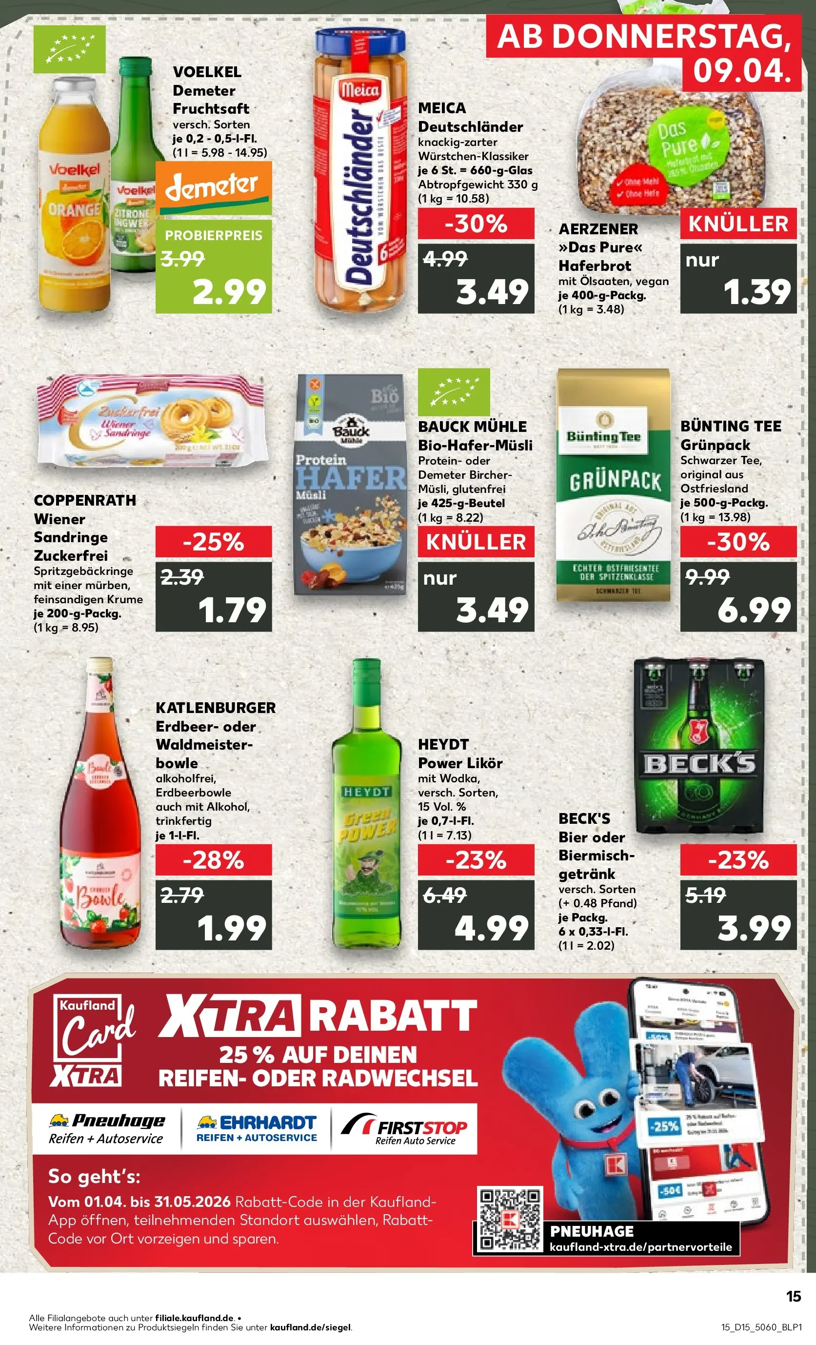 Prospekt Kaufland ab 08.04.2026 » Angebote Online zum Blättern | Seite: 19 | Produkte: Musli, Mühle, Zitrone, Fruchtsaft