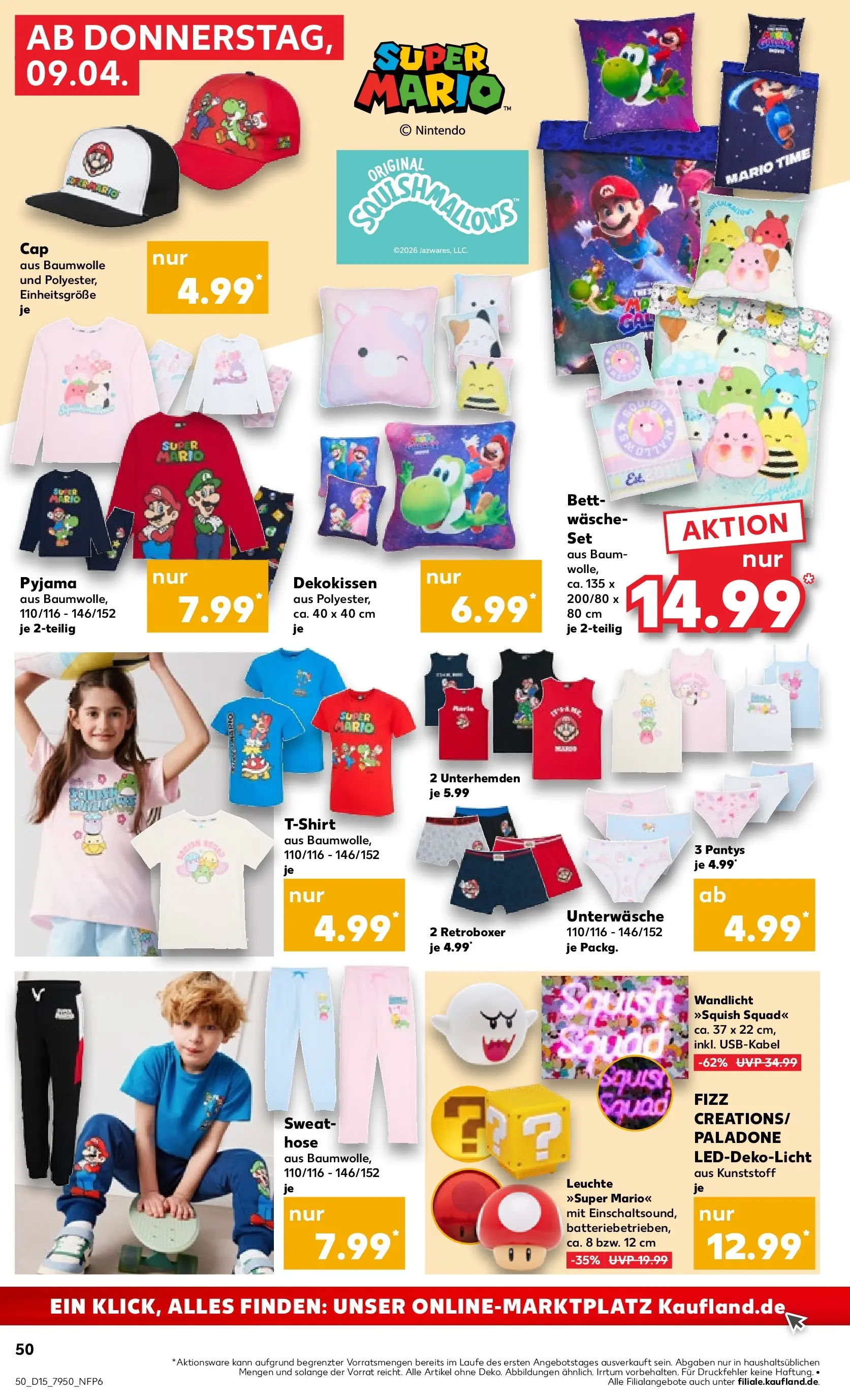 Prospekt Kaufland ab 08.04.2026 » Angebote Online zum Blättern | Seite: 54 | Produkte: Bett, Hose, Unterwäsche, Pyjama