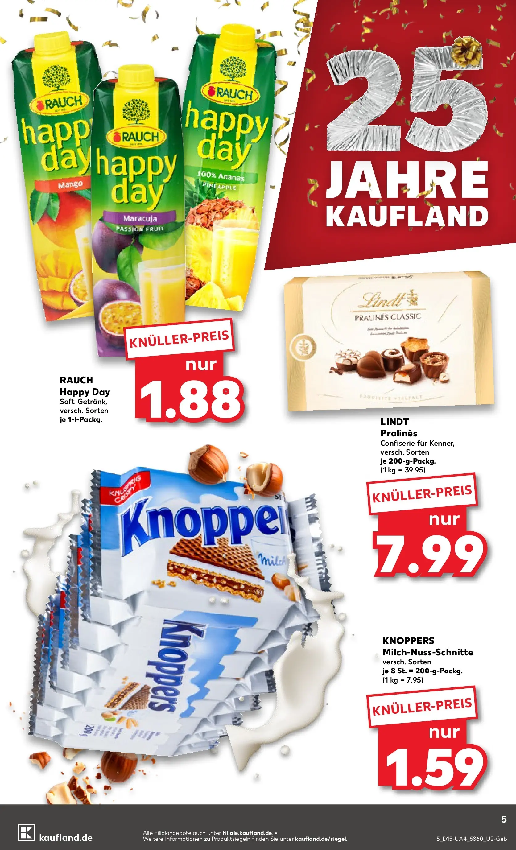 Prospekt Kaufland ab 07.04.2026 » Angebote Online zum Blättern | Seite: 17 | Produkte: Milch, Ananas, Mango, Knoppers