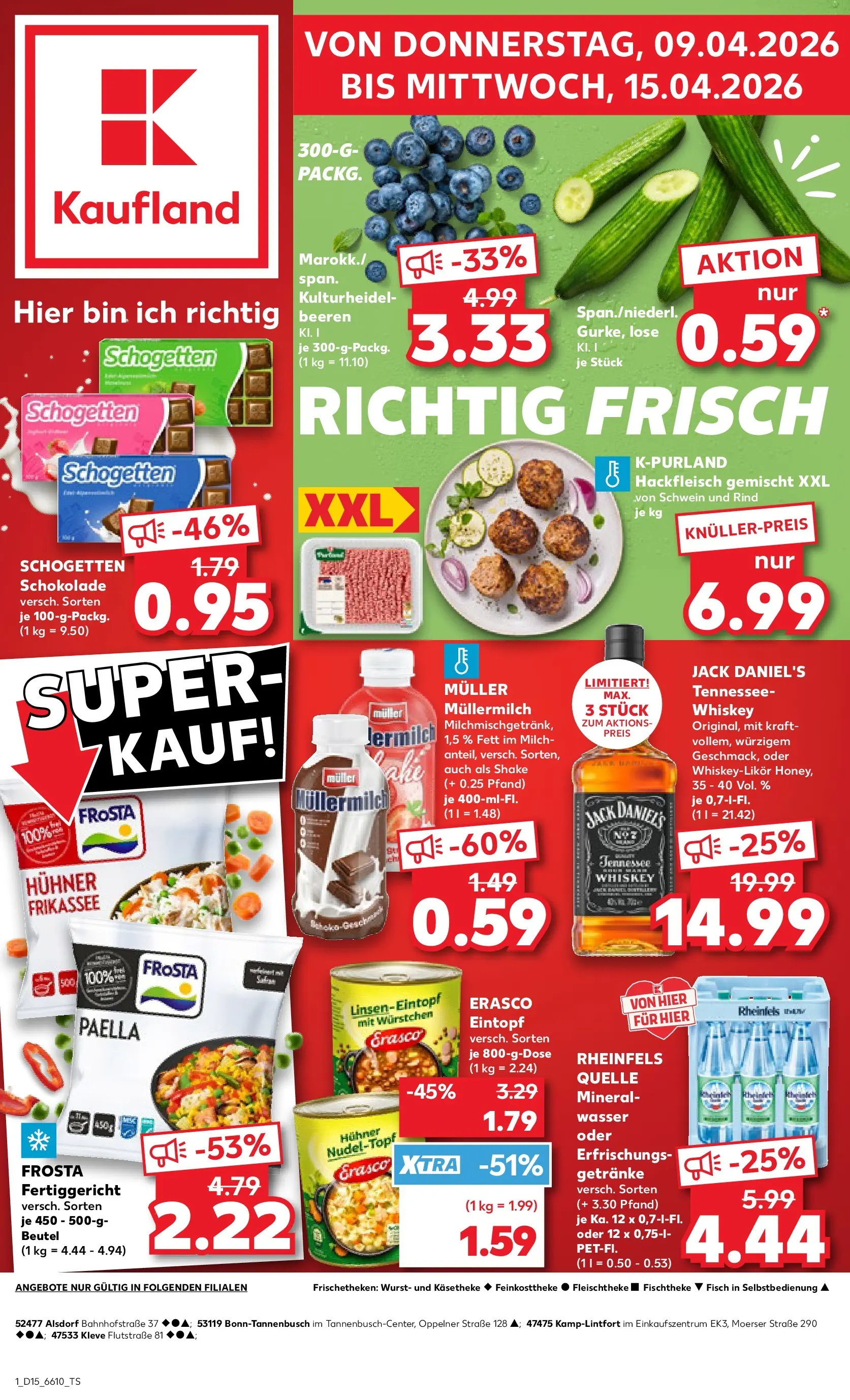 Prospekt Kaufland ab 07.04.2026 » Angebote Online zum Blättern | Seite: 13 | Produkte: Mineralwasser, Fisch, Müllermilch, Muller mullermilch