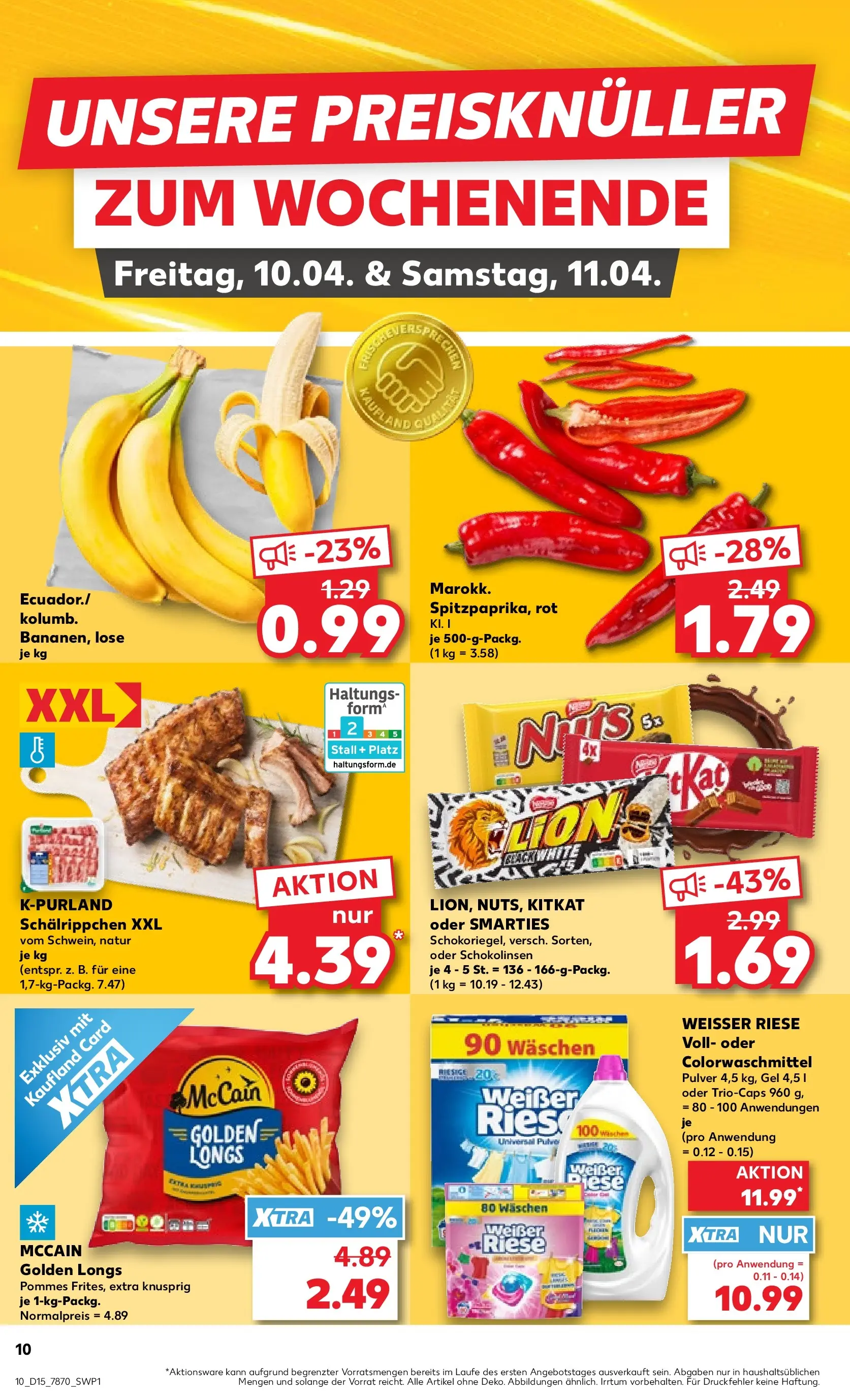 Prospekt Kaufland ab 08.04.2026 » Angebote Online zum Blättern | Seite: 14 | Produkte: Smarties, Pommes, McCain