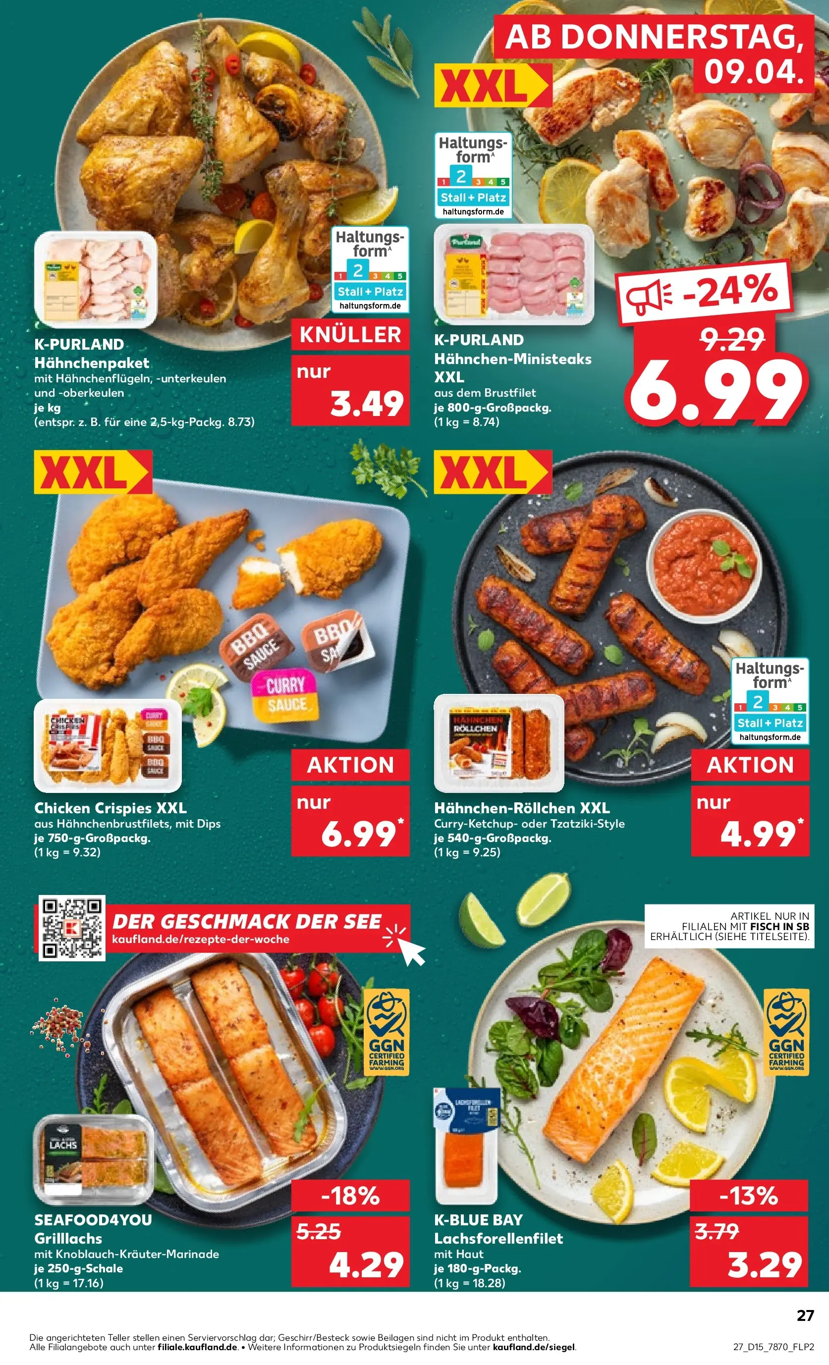 Prospekt Kaufland ab 08.04.2026 » Angebote Online zum Blättern | Seite: 31 | Produkte: Fisch, Lachs