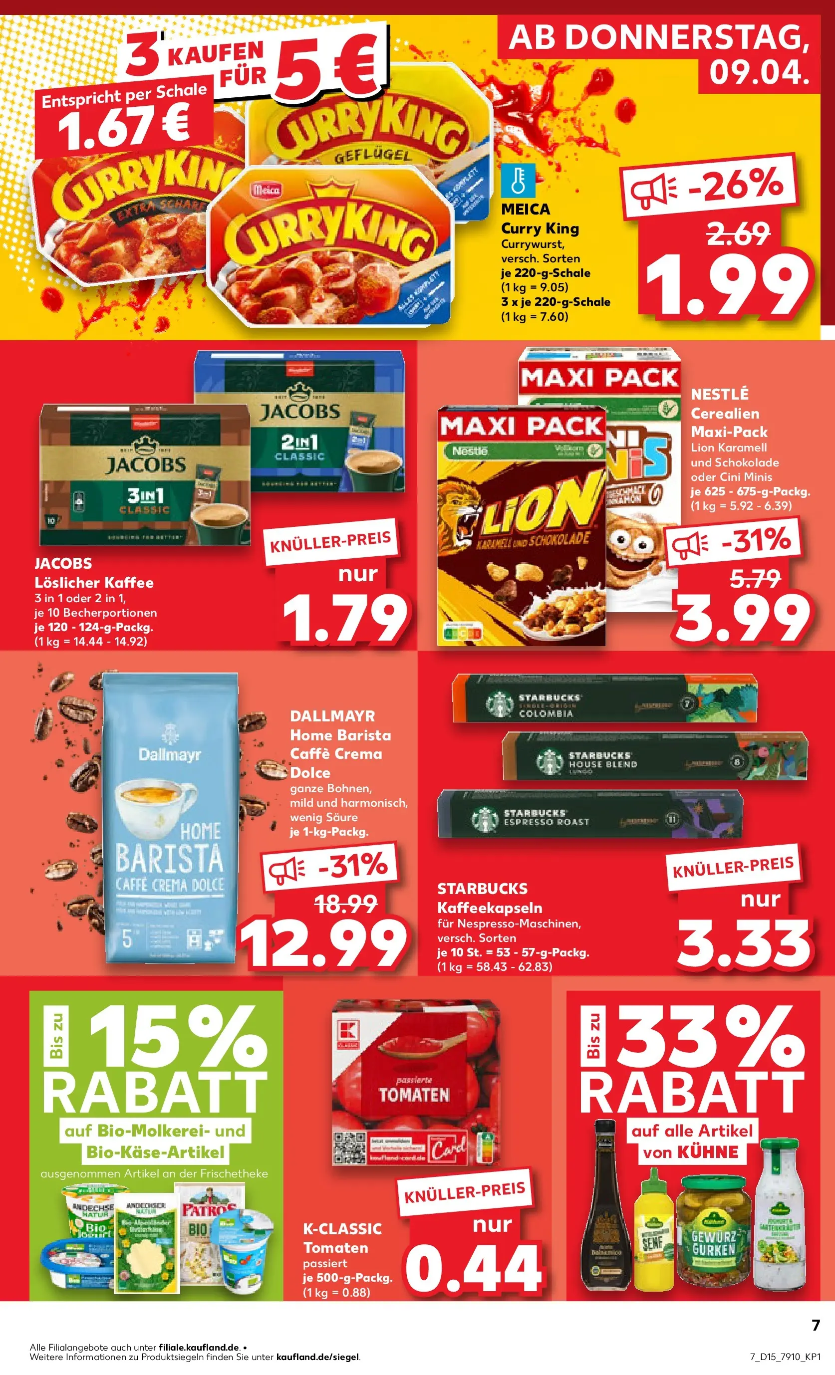 Prospekt Kaufland ab 06.04.2026 » Angebote Online zum Blättern | Seite: 19 | Produkte: Tomaten, Meica, Dallmayr, Gurken