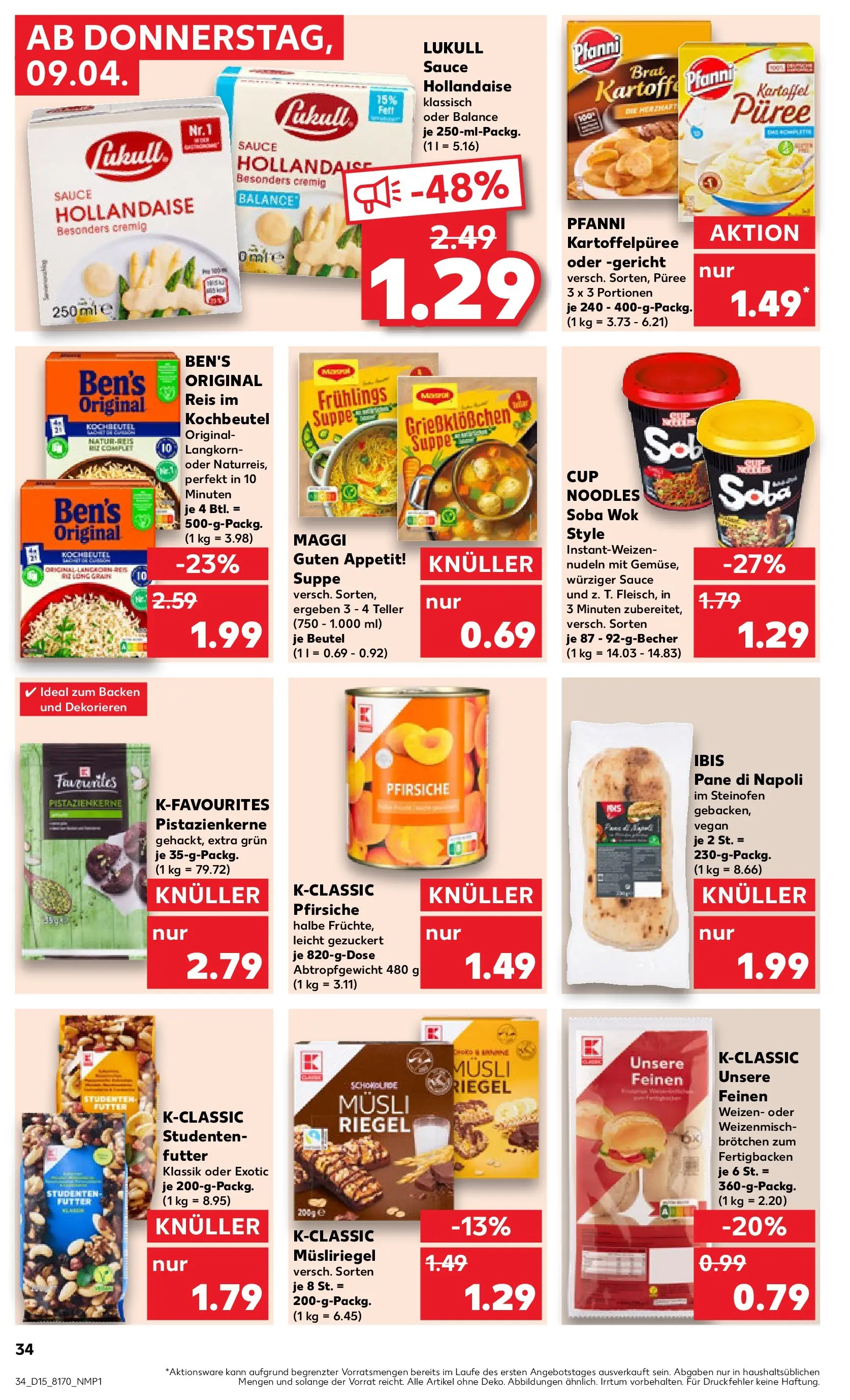Prospekt Kaufland ab 07.04.2026 » Angebote Online zum Blättern | Seite: 46 | Produkte: Maggi, Pane, Reis, Wok