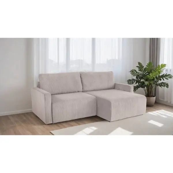 Ecksofa mit Bettfunktion und Bettkasten