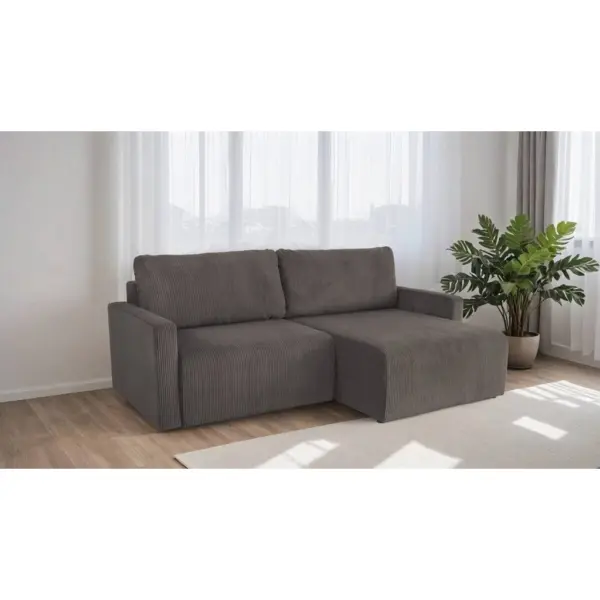 Ecksofa mit Bettfunktion und Bettkasten