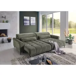 Ecksofa mit elektrischer XXL Sitztiefenverstellung