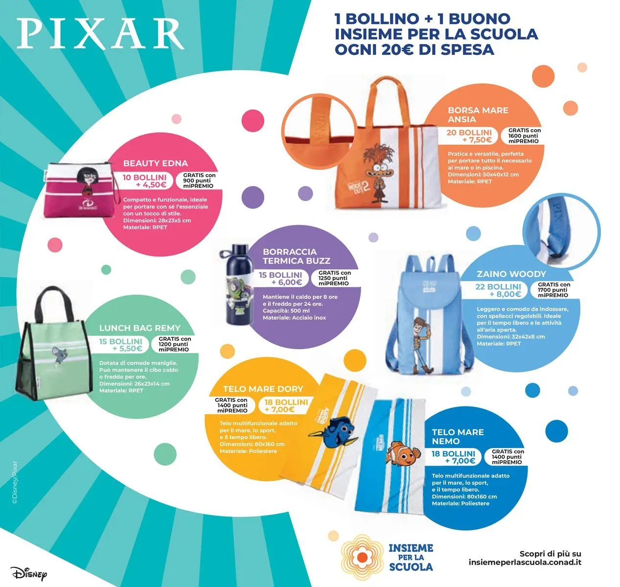 Volantino Conad dal 07/04/2026 > Anteprima | Pagina: 39 | Prodotti: Zaino, Borsa, Borraccia