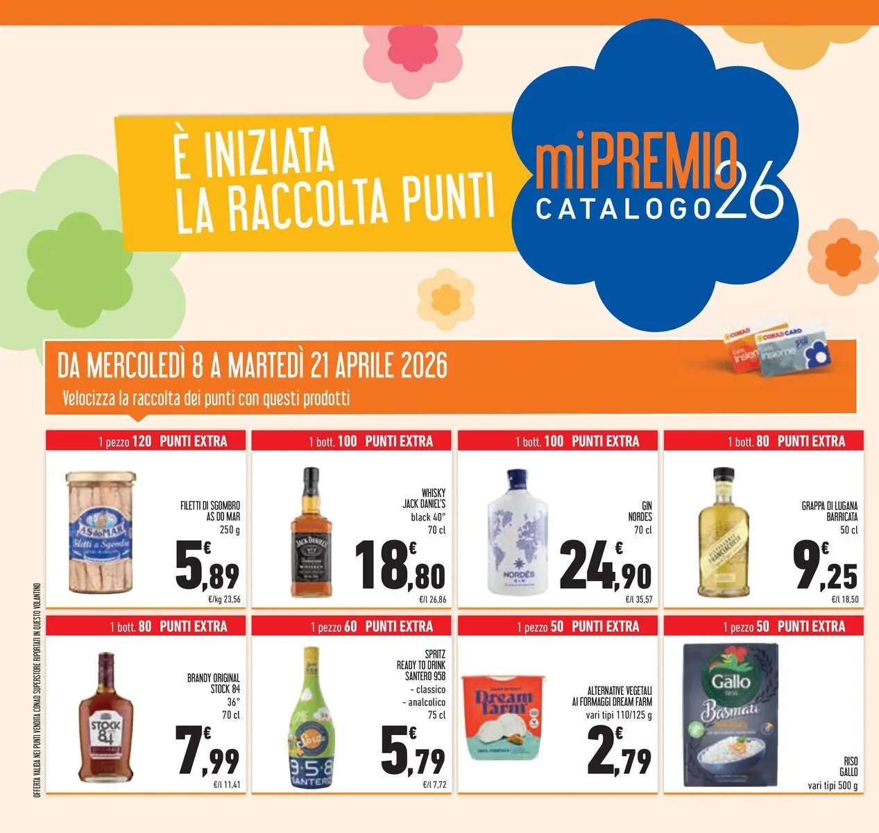 Volantino Conad dal 07/04/2026 > Anteprima | Pagina: 42 | Prodotti: Riso, Whisky, Sgombro, Grappa