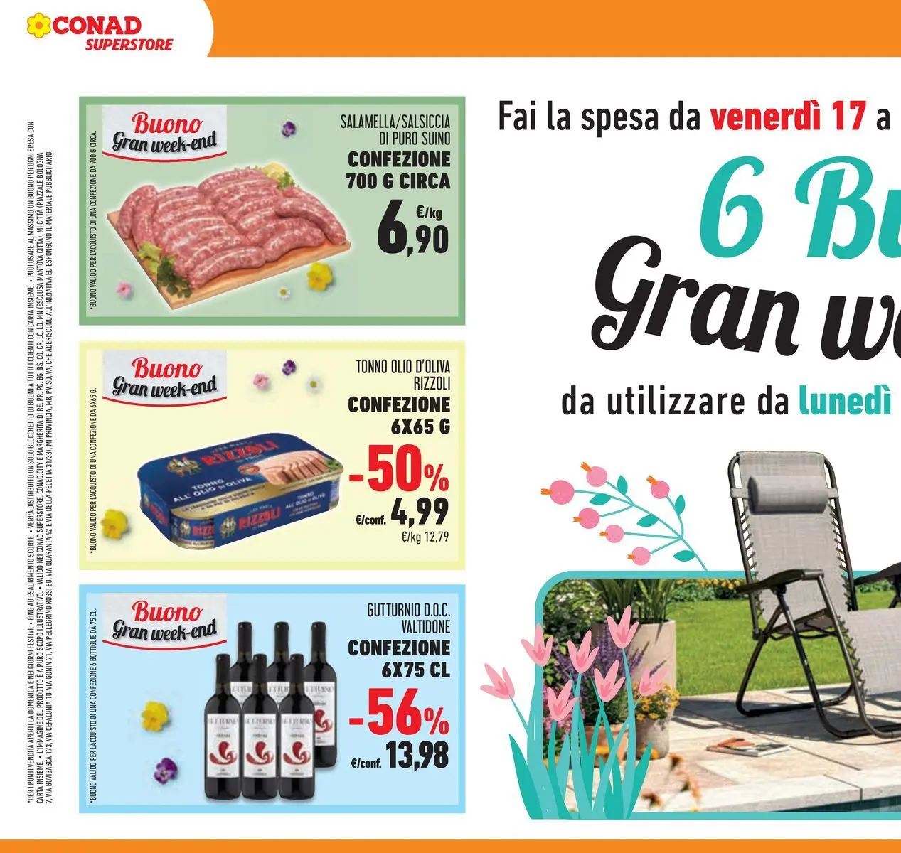 Volantino Conad dal 07/04/2026 > Anteprima | Pagina: 46 | Prodotti: Suino, Olio, Tonno