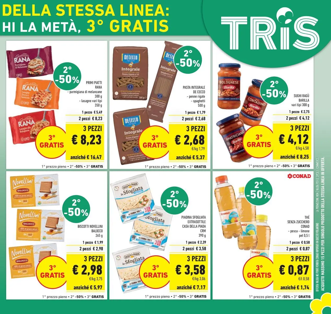 Volantino Conad dal 07/04/2026 > Anteprima | Pagina: 5 | Prodotti: Zucchero, Pasta, Ragú, Melanzane