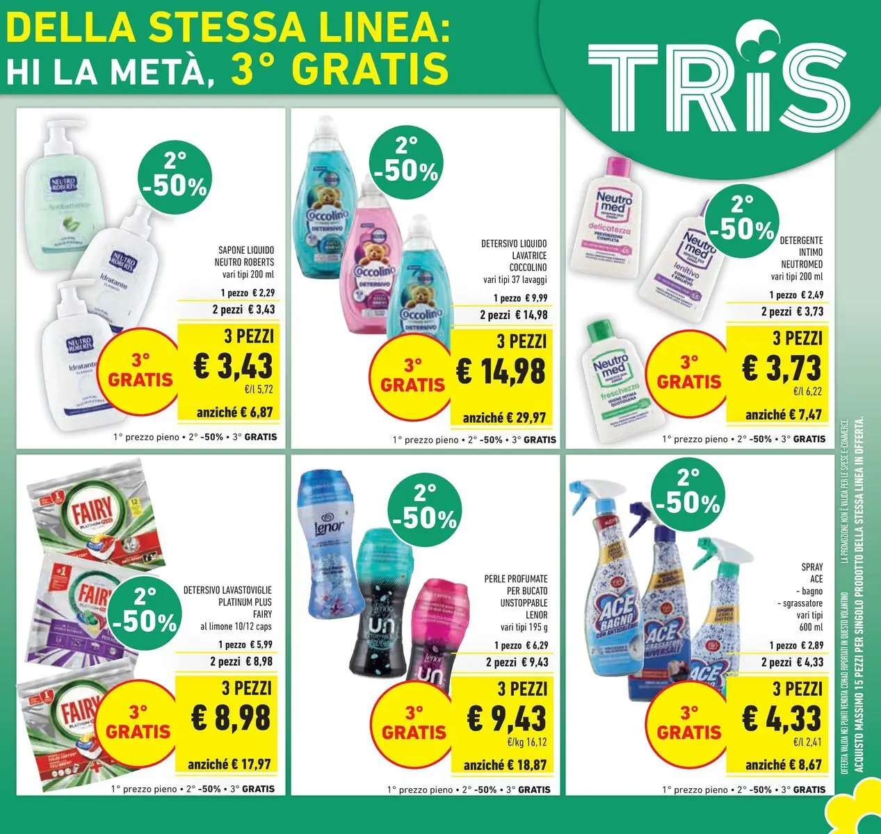 Volantino Conad dal 07/04/2026 > Anteprima | Pagina: 7 | Prodotti: Detergente intimo, Limone, Lavatrice, Bagno