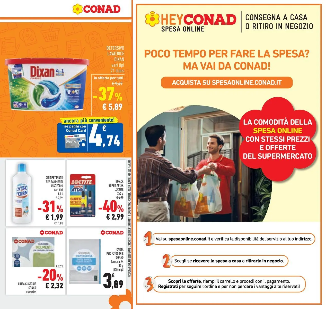 Volantino Conad dal 07/04/2026 > Anteprima | Pagina: 23 | Prodotti: Tè, Lavatrice, Carrello