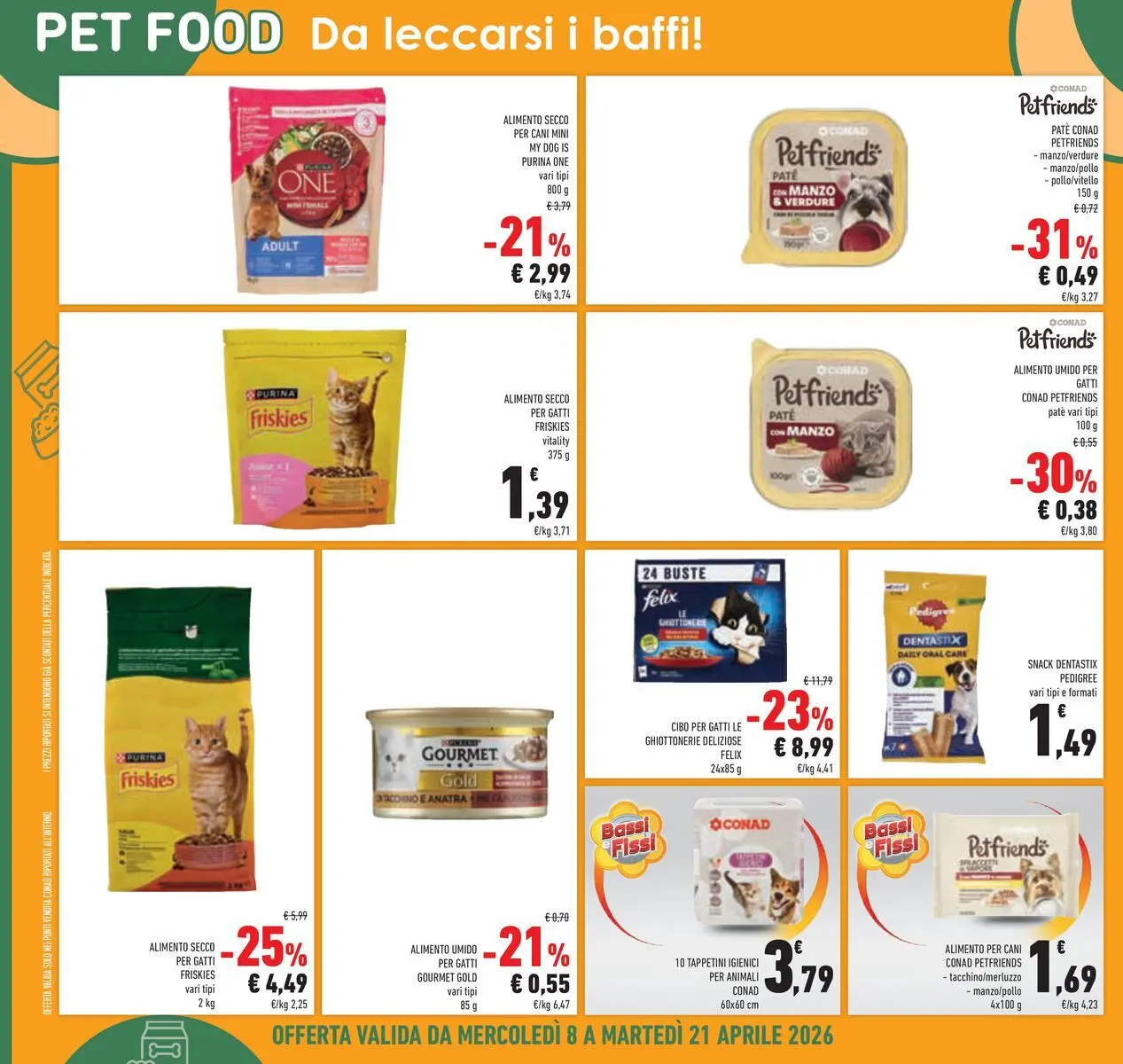 Volantino Conad dal 07/04/2026 > Anteprima | Pagina: 30 | Prodotti: Paté, Manzo, Verdure