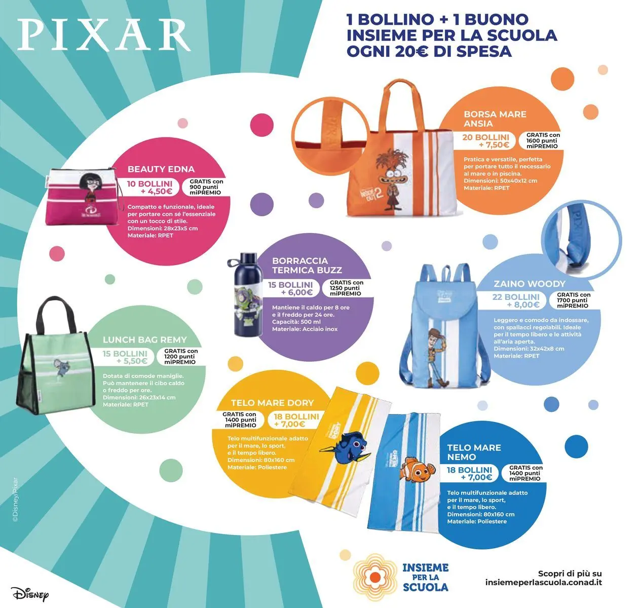 Volantino Conad dal 07/04/2026 > Anteprima | Pagina: 33 | Prodotti: Zaino, Borsa, Borraccia