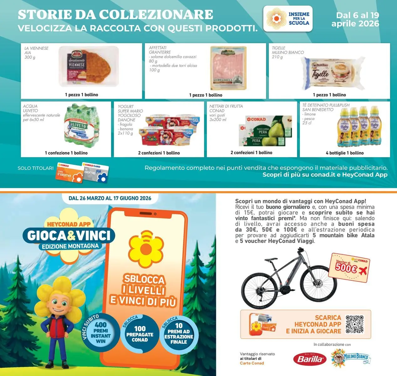 Volantino Conad dal 07/04/2026 > Anteprima | Pagina: 34 | Prodotti: Tè, Acqua, Frutta, Pesca