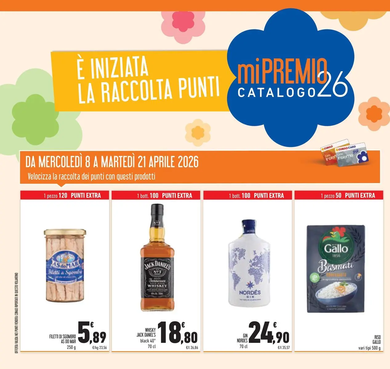 Volantino Conad dal 07/04/2026 > Anteprima | Pagina: 36 | Prodotti: Riso, Gin, Whisky, Sgombro