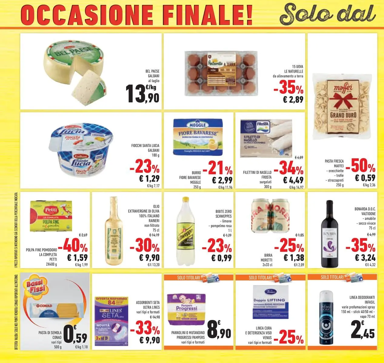 Volantino Conad dal 07/04/2026 > Anteprima | Pagina: 38 | Prodotti: Olio, Burro, Pasta, Orecchiette