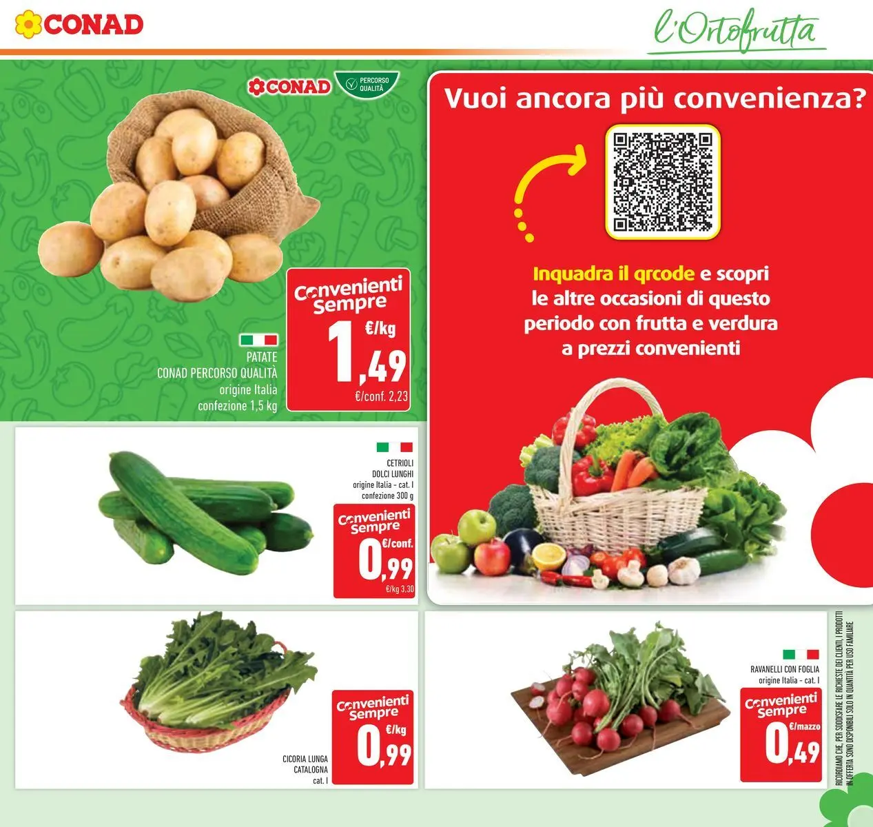 Nuovo Offerte - TRIS dal 08/04/2026 > offerte anteprima 🛍️ | Pagina: 11 | Prodotti: Cetrioli, Patate, Frutta, Ravanelli