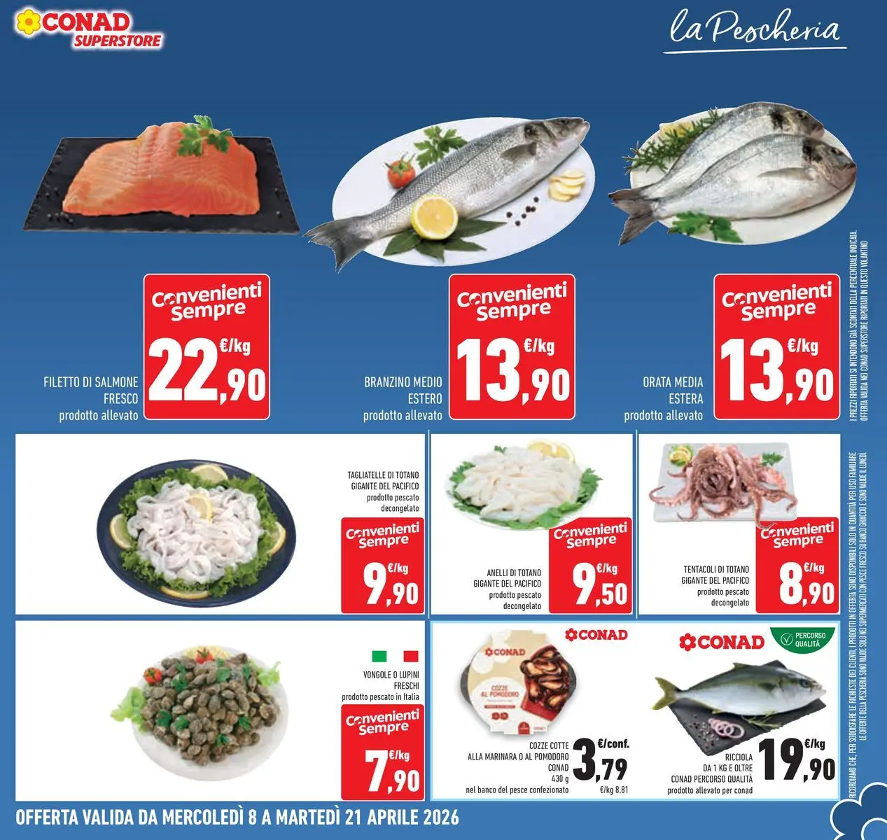 Nuovo Offerte - TRIS dal 08/04/2026 > offerte anteprima 🛍️ | Pagina: 11 | Prodotti: Tagliatelle, Branzino, Orata, Totano