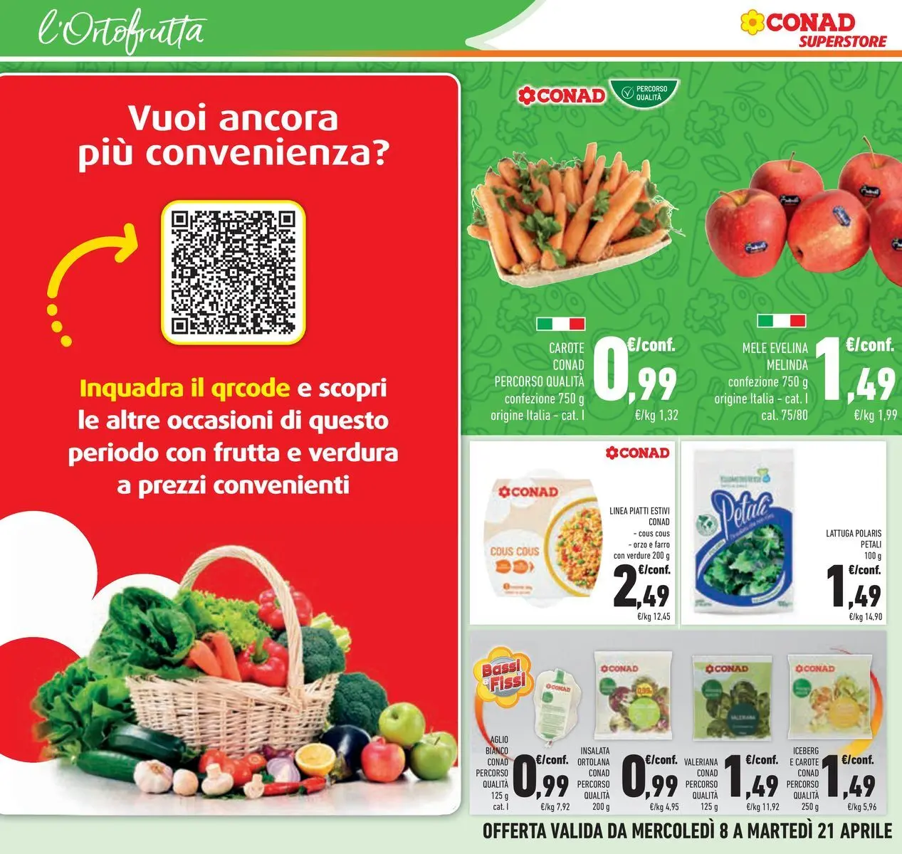 Nuovo Offerte - TRIS dal 08/04/2026 > offerte anteprima 🛍️ | Pagina: 14 | Prodotti: Mele, Aglio, Lattuga, Farro