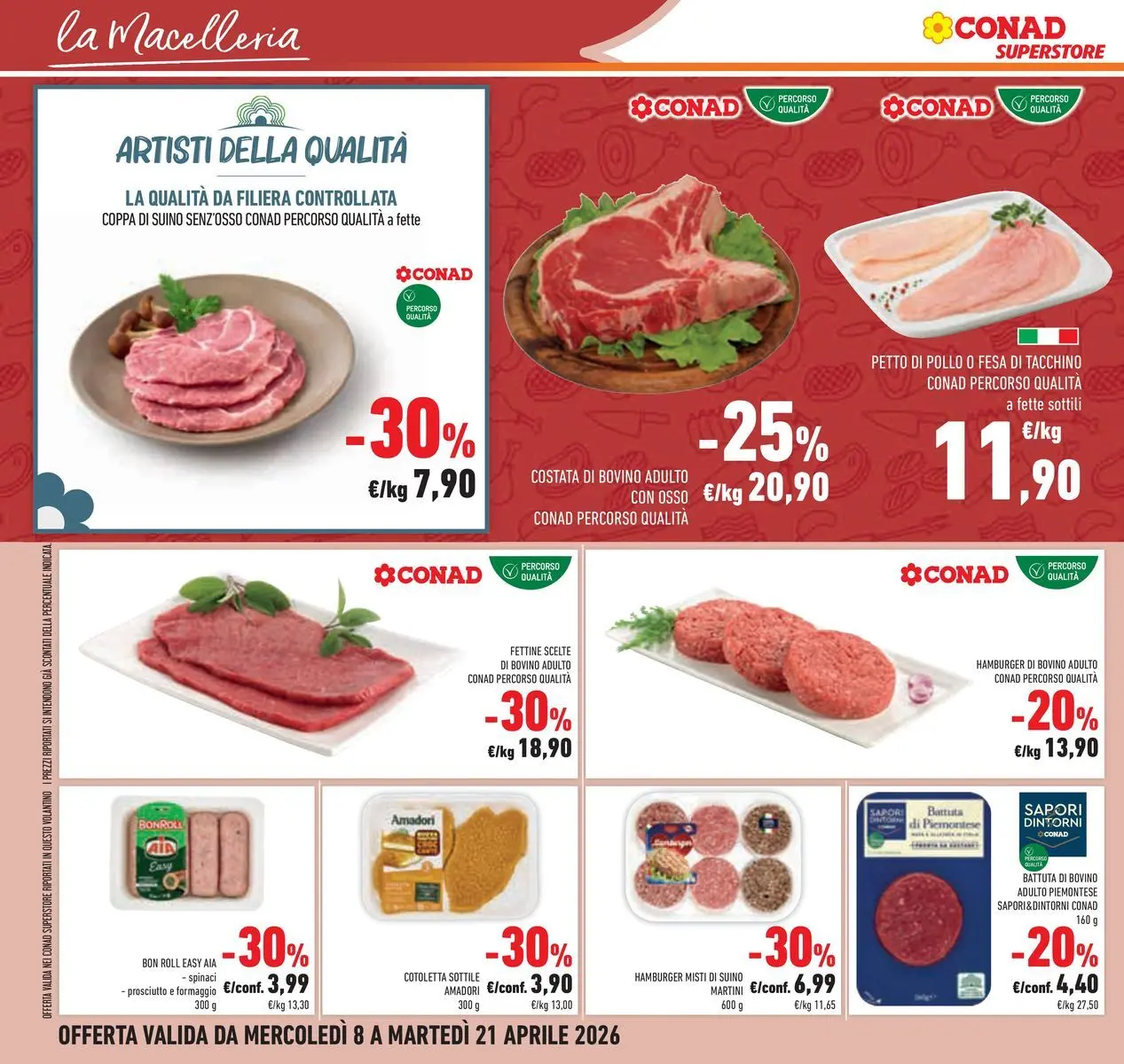 Nuovo Offerte - TRIS dal 08/04/2026 > offerte anteprima 🛍️ | Pagina: 18 | Prodotti: Petto di Pollo, Pollo, Formaggio, Prosciutto