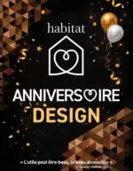 Habitat Anniversaire design - au 31.05.2026