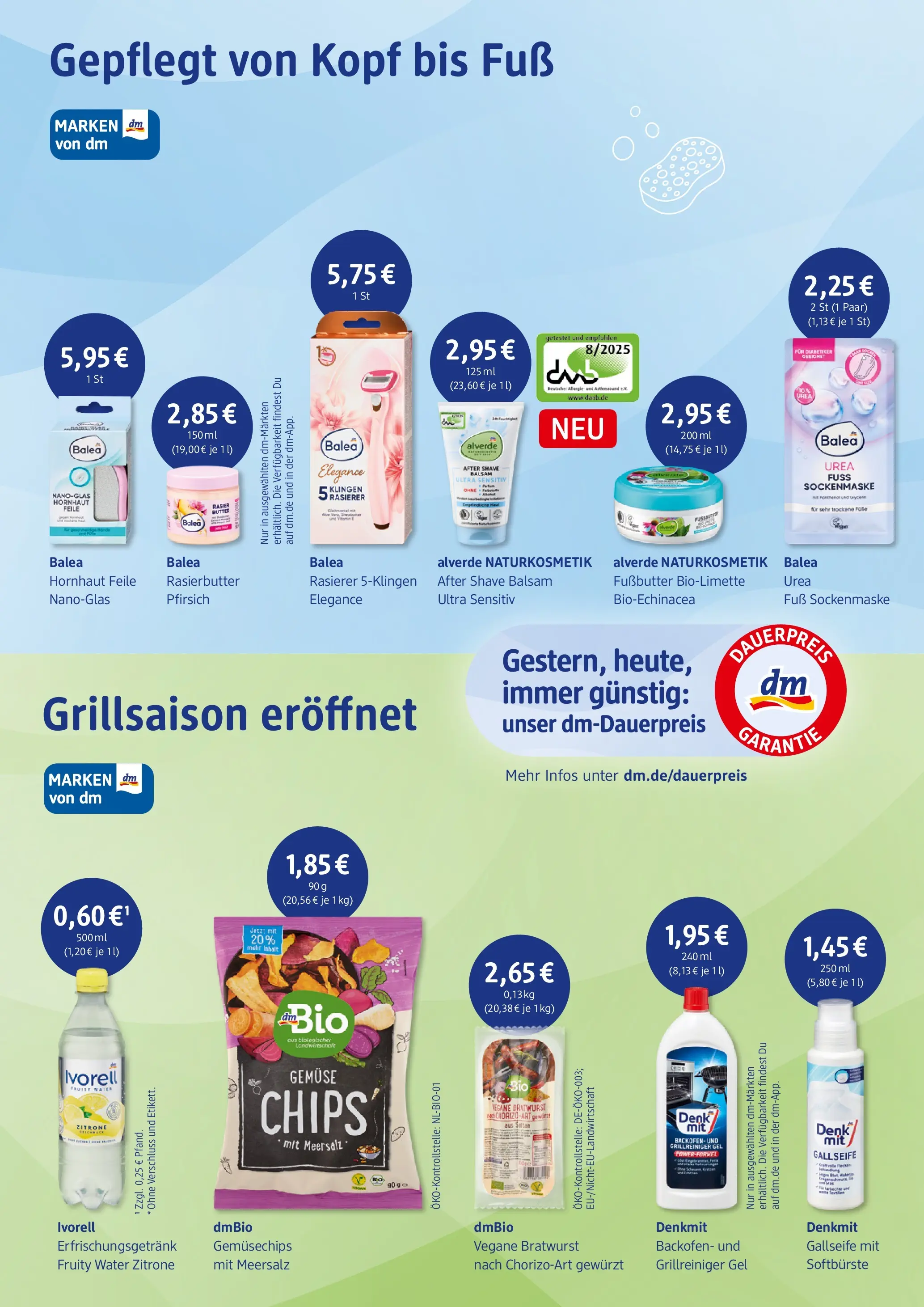 dm drogerie prospekt Bad Berleburg (ab 07.04.2026) zum Blättern | Seite: 5 | Produkte: Butter, Zitrone, Pfirsich, Backofen