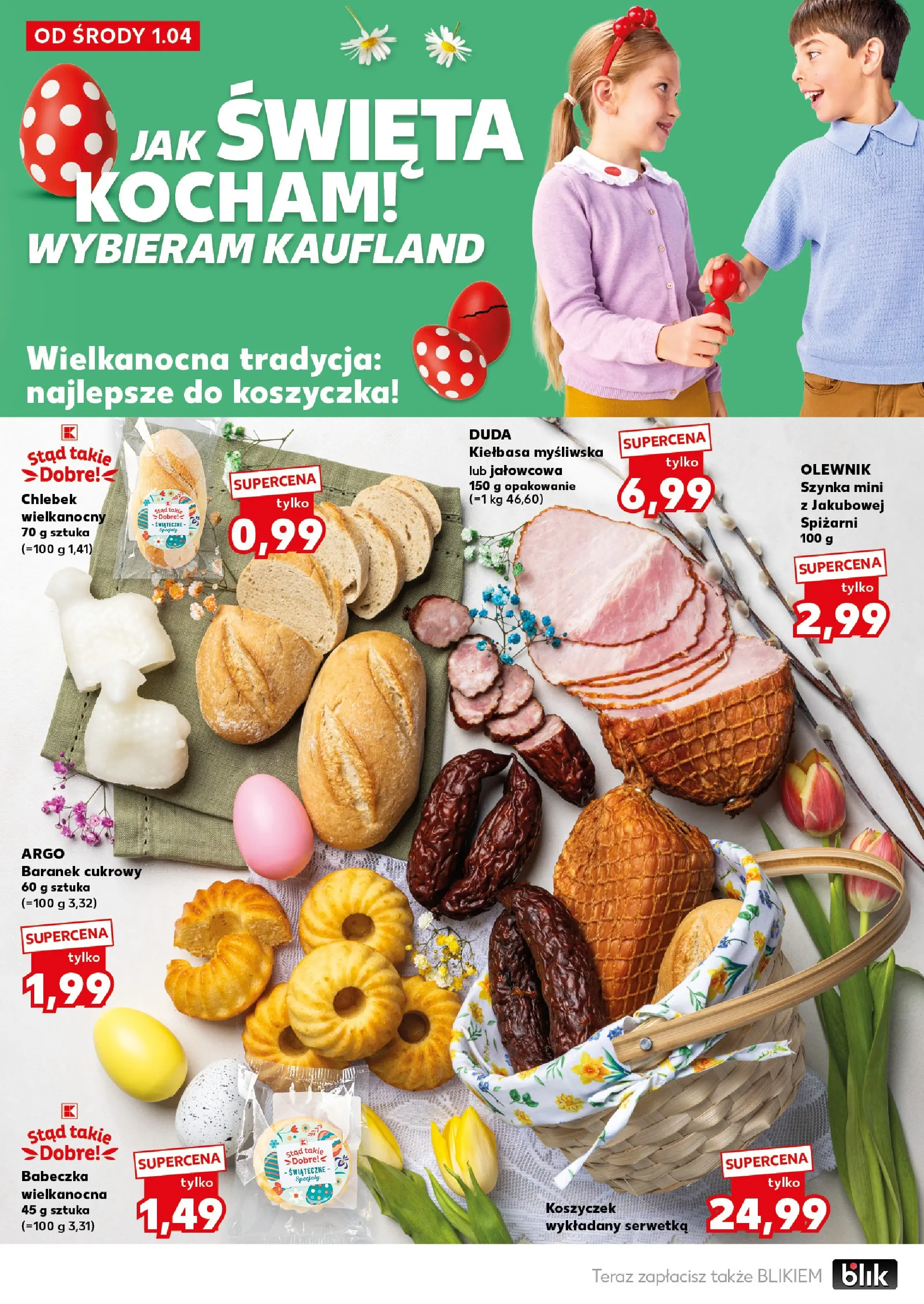 Kaufland - Kaufland Super Piątek i Sobota ważne do 4.04 od 02.04.2026 - od jutra PDF | Strona: 6 | Produkty: Kiełbasa, Myśliwska, Szynka