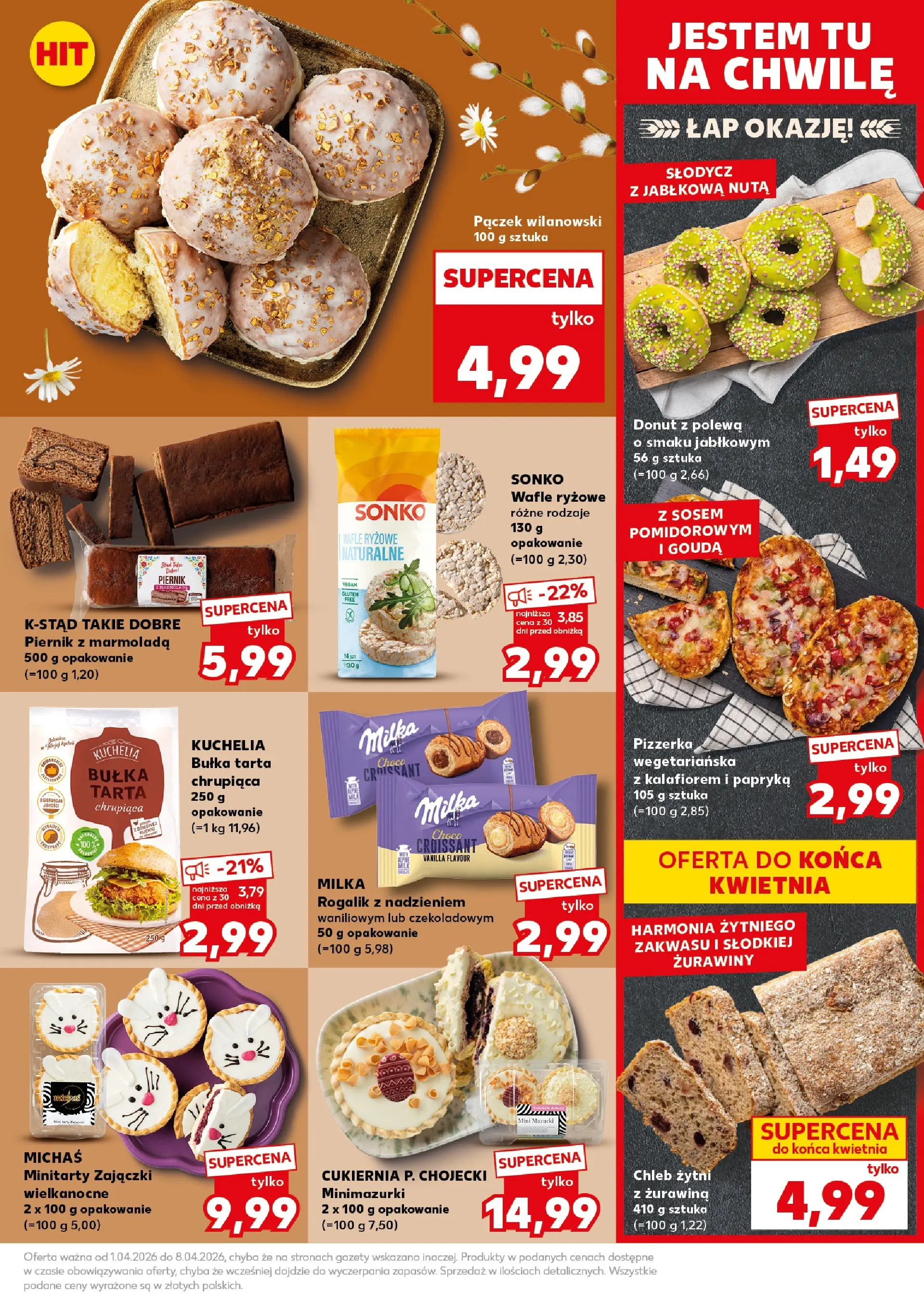 Kaufland - Kaufland Super Piątek i Sobota ważne do 4.04 od 02.04.2026 - od jutra PDF | Strona: 21 | Produkty: Piernik, Chleb żytni, Papryka, Milka