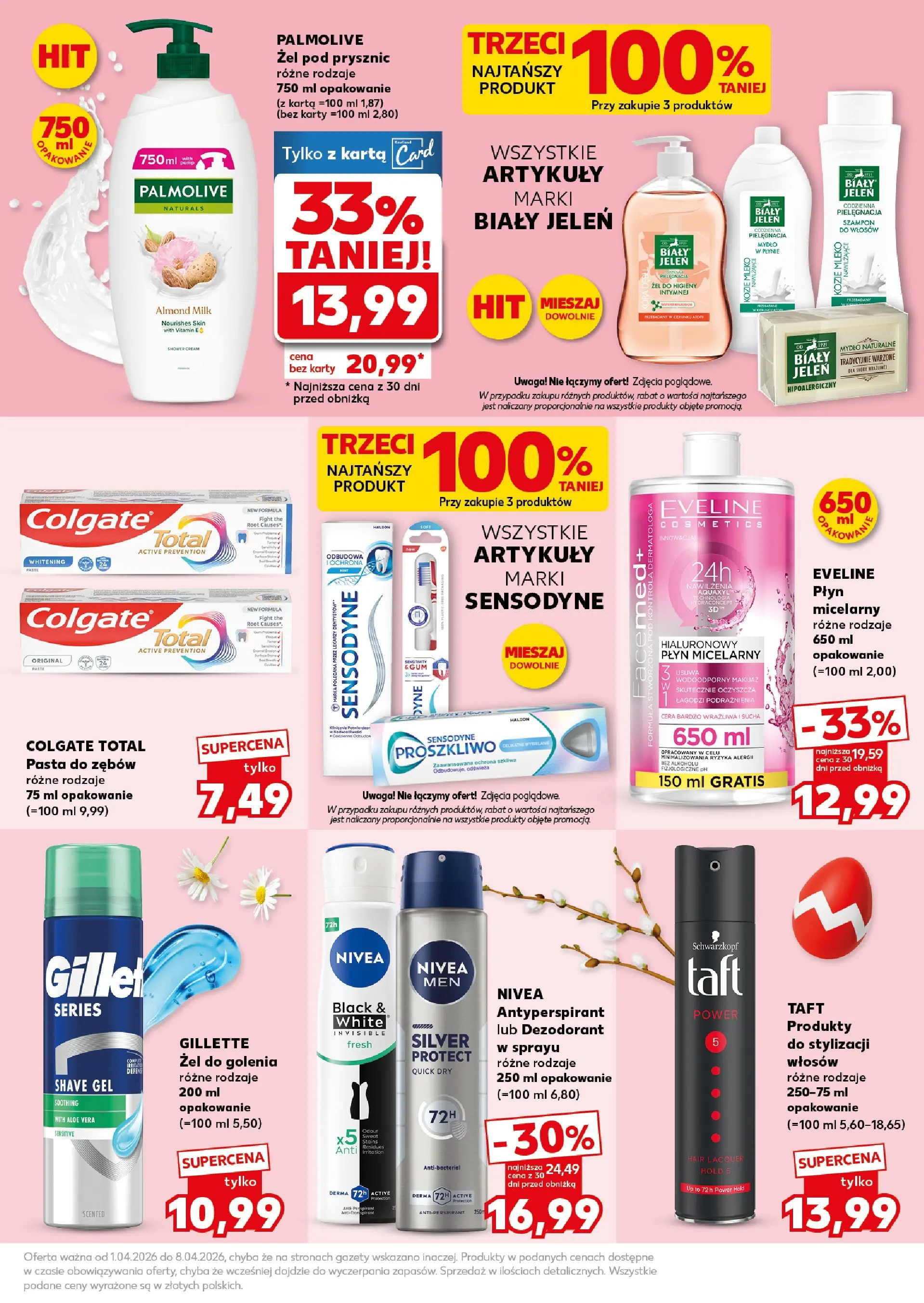 Kaufland - Kaufland Super Piątek i Sobota ważne do 4.04 od 02.04.2026 - od jutra PDF | Strona: 29 | Produkty: Karta, Prysznic, Jeleń, Szampon