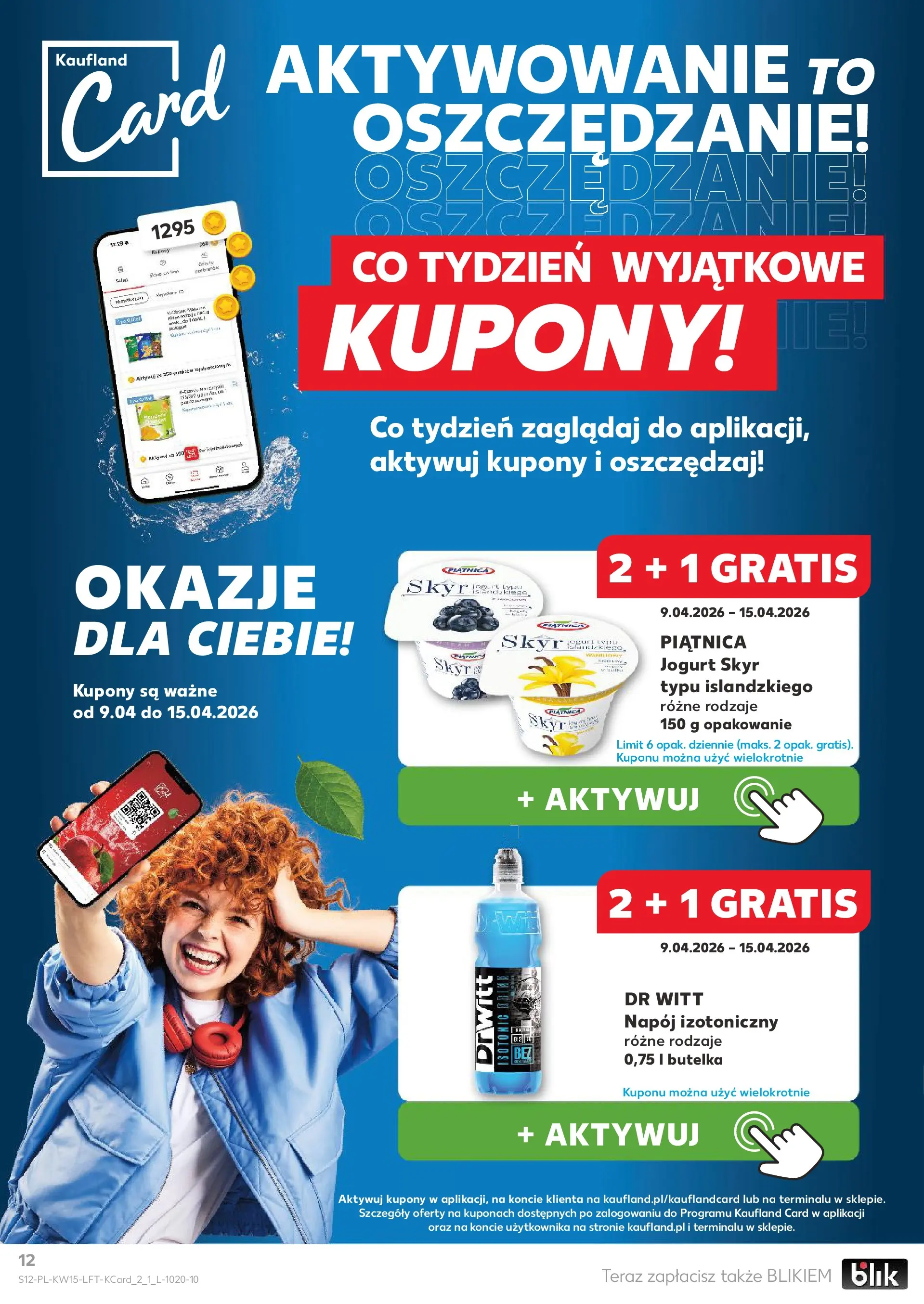 Kaufland gazetka od 09.04.2026 - od jutra PDF | Strona: 12 | Produkty: Jogurt, Skyr