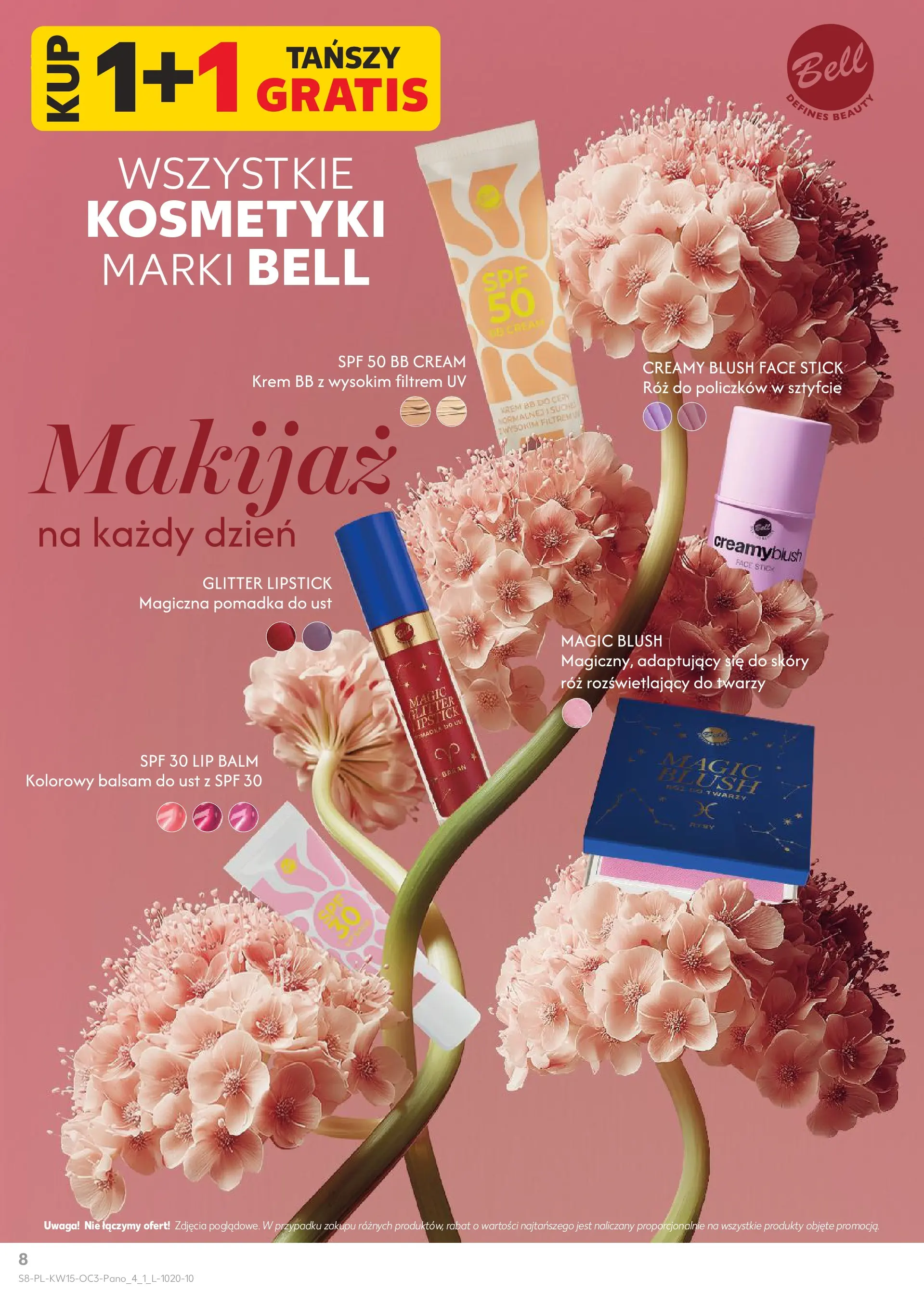 Kaufland - Katalog Drogeria  od 08.04.2026 - od jutra PDF | Strona: 8 | Produkty: Pomadka, Makijaż, Róż, Krem
