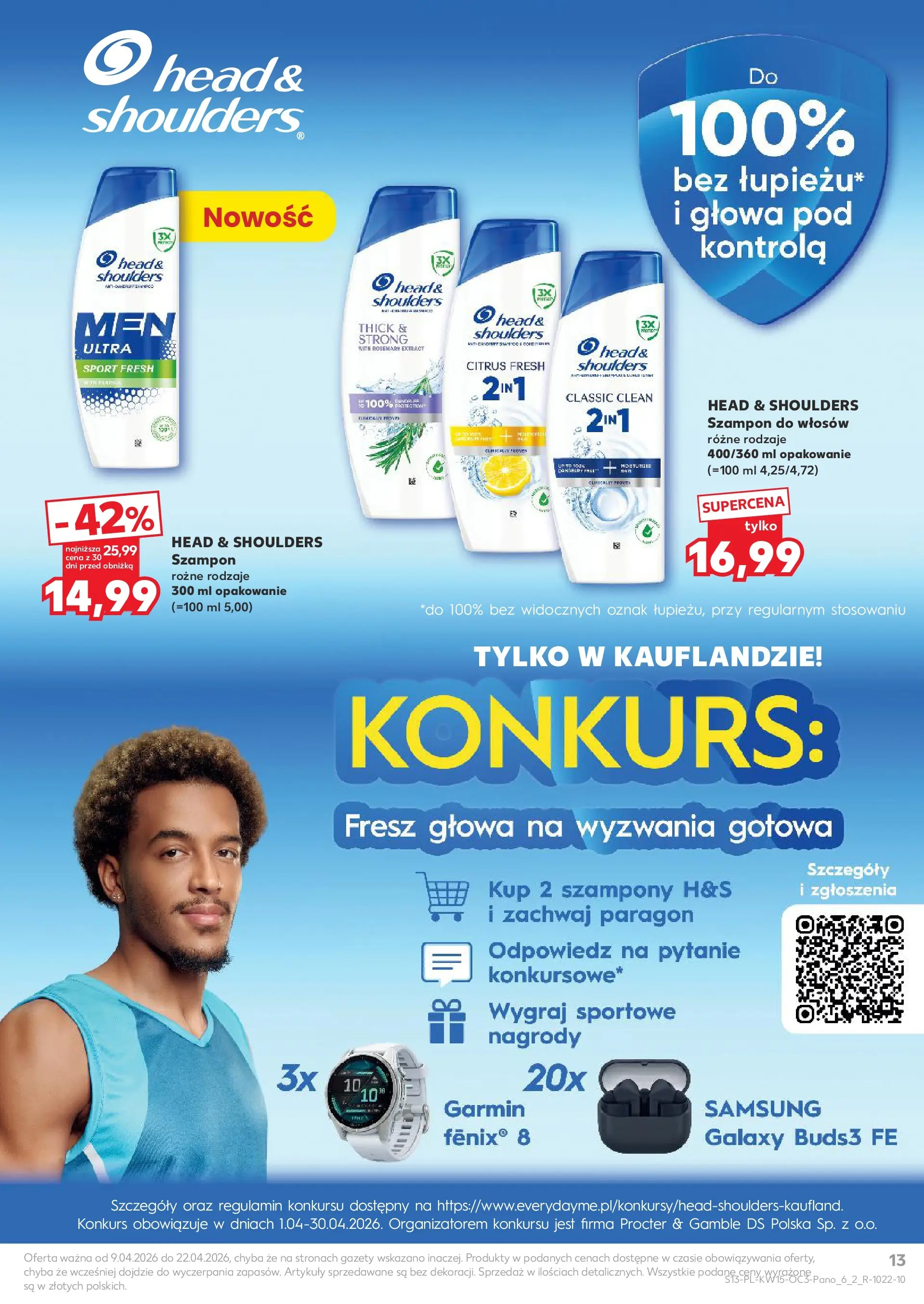 Kaufland - Katalog Drogeria  od 08.04.2026 - od jutra PDF | Strona: 13 | Produkty: Szampon